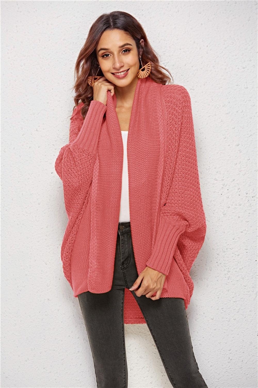 Angel Wings Open Front Batwing Sleeve Cardigan Carauana Store