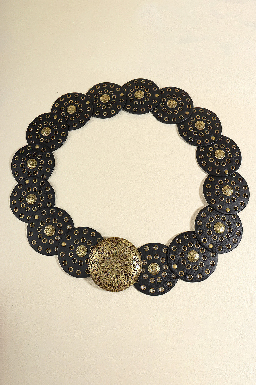 Zinc Alloy PU Disc Belt Carauana Store