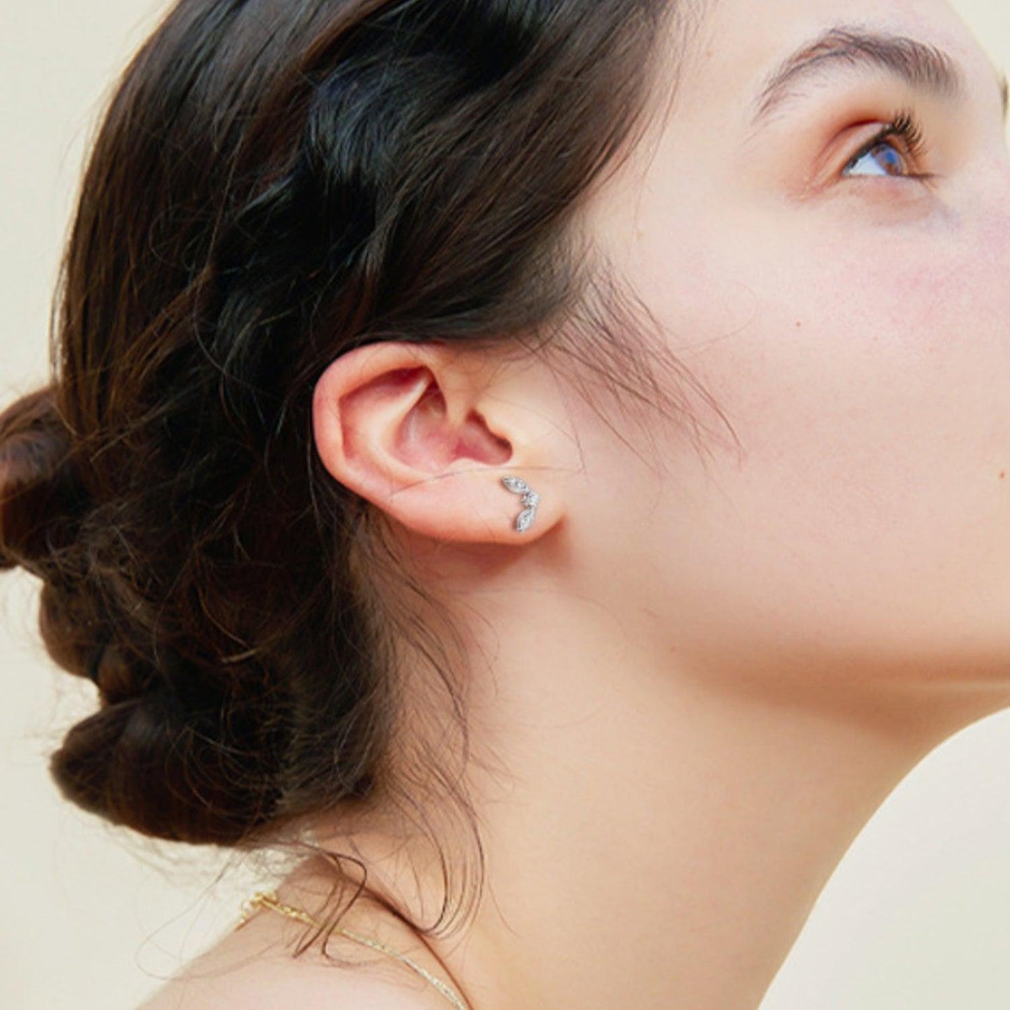 Moissanite 925 Sterling Silver Stud Earrings Carauana Store