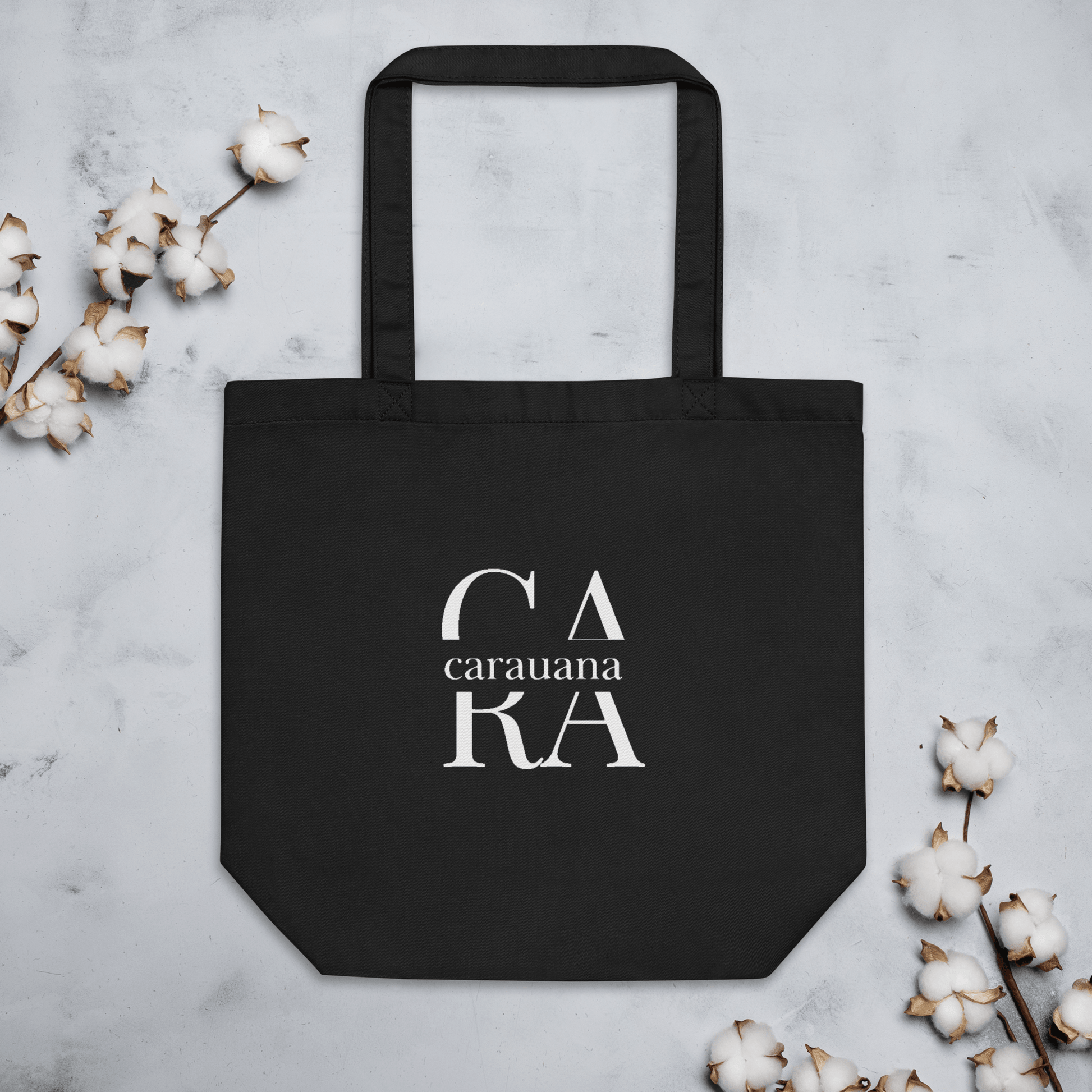 CRAUANA Eco Tote Bag Black Carauana Store