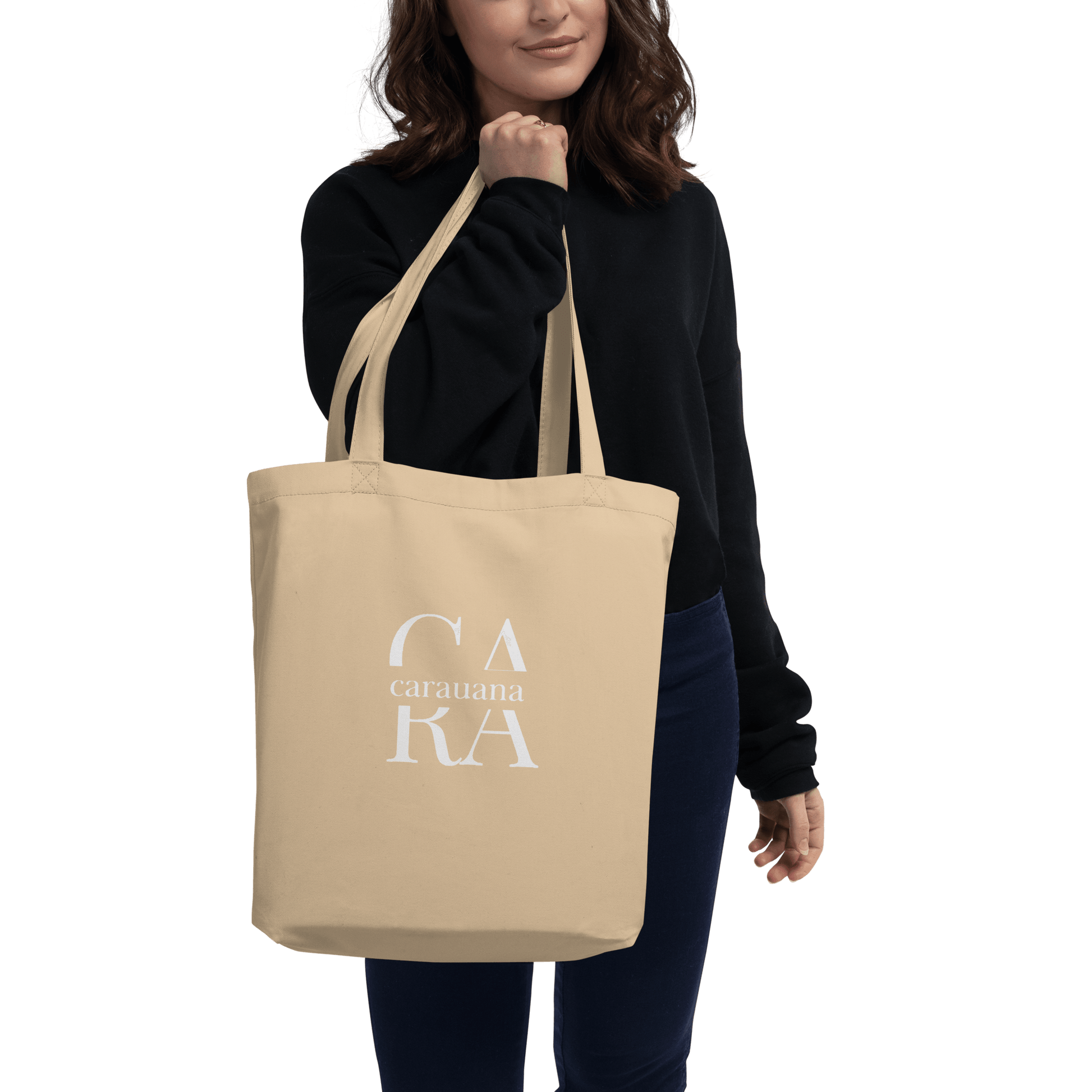 CRAUANA Eco Tote Bag Beige Carauana Store