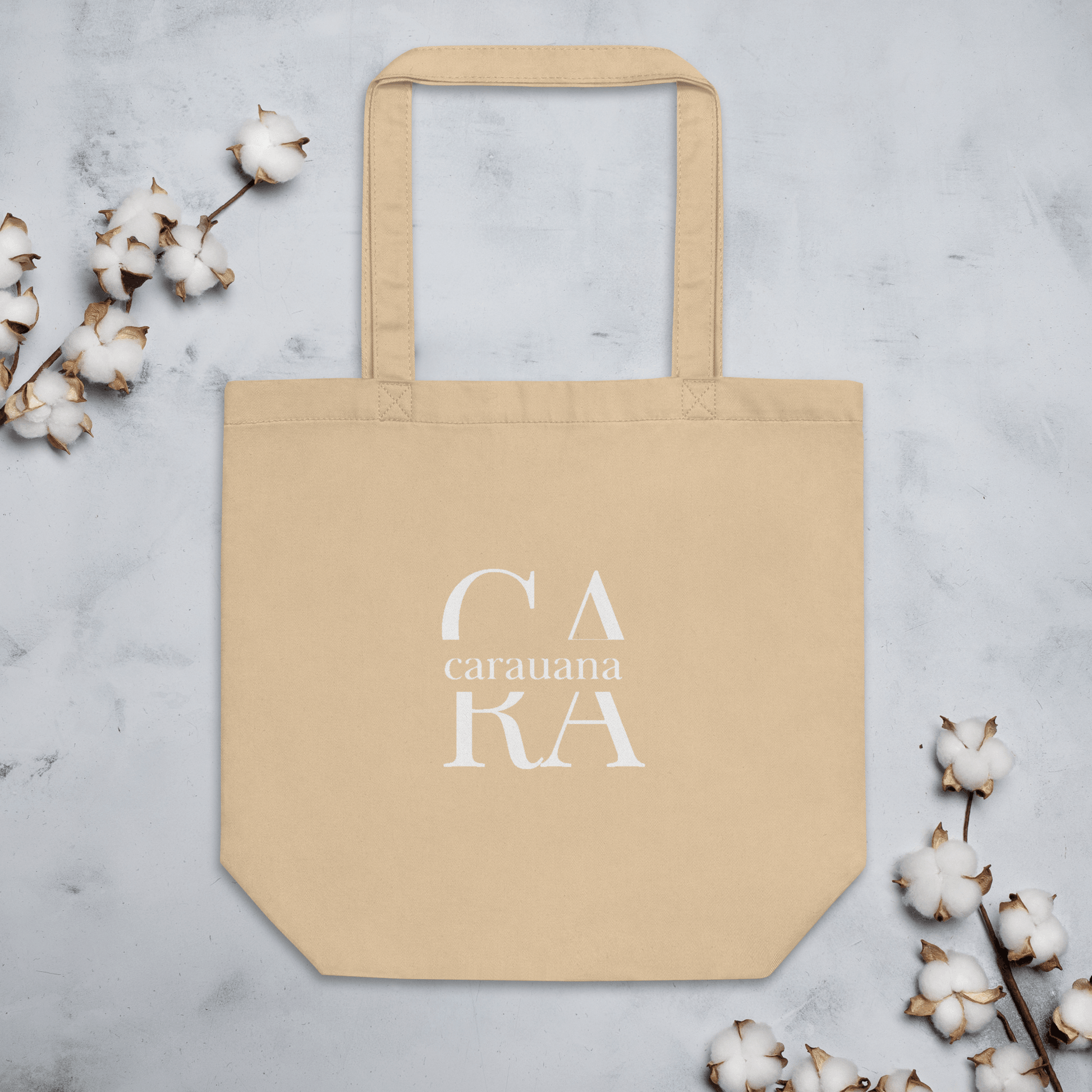 CRAUANA Eco Tote Bag Beige Carauana Store