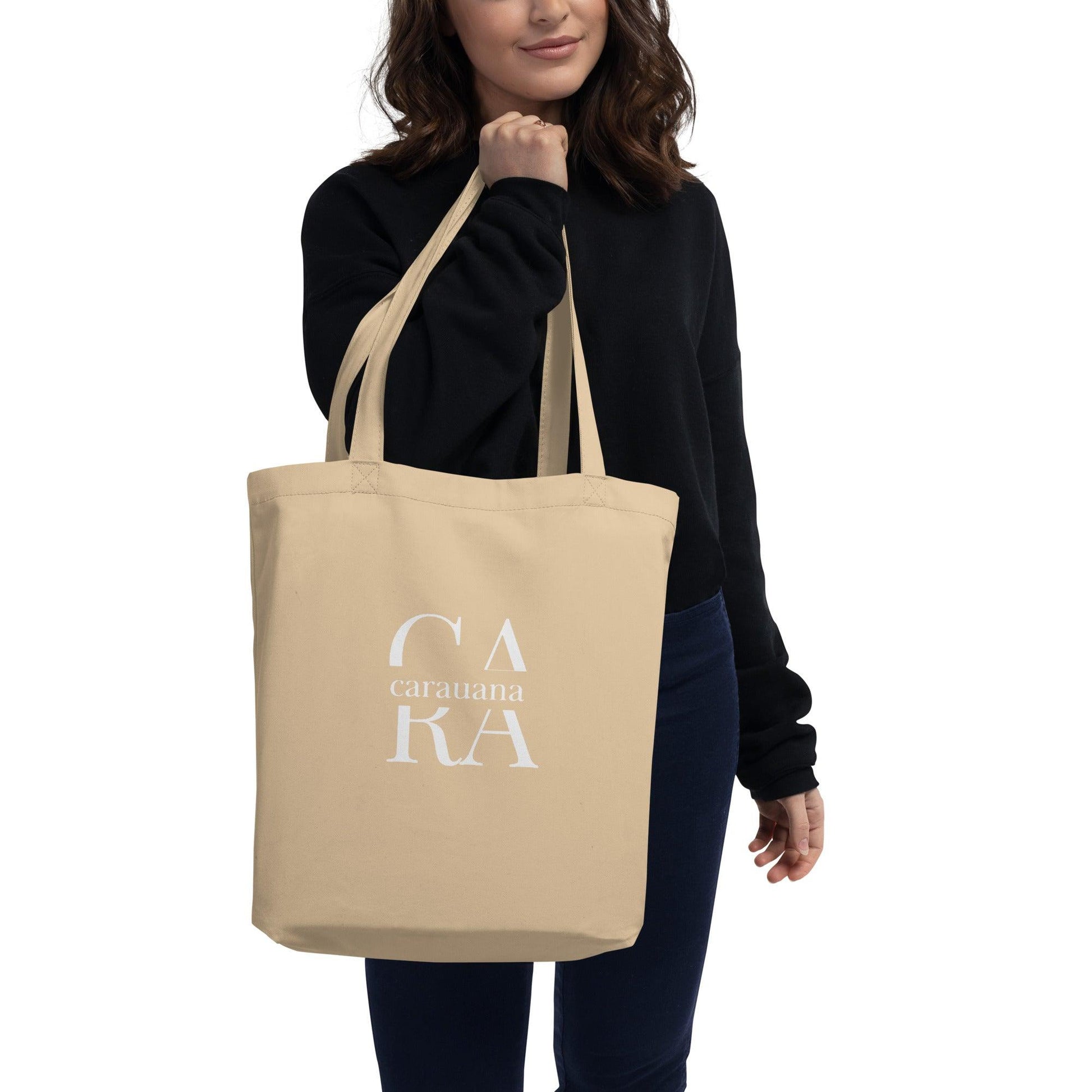 CRAUANA Eco Tote Bag Beige Carauana Store