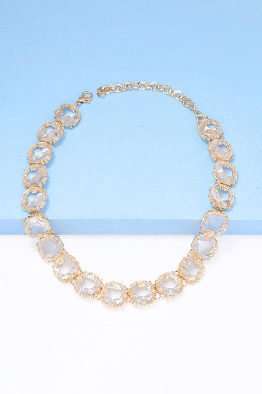 Zinc Alloy Resin Necklace Carauana Store