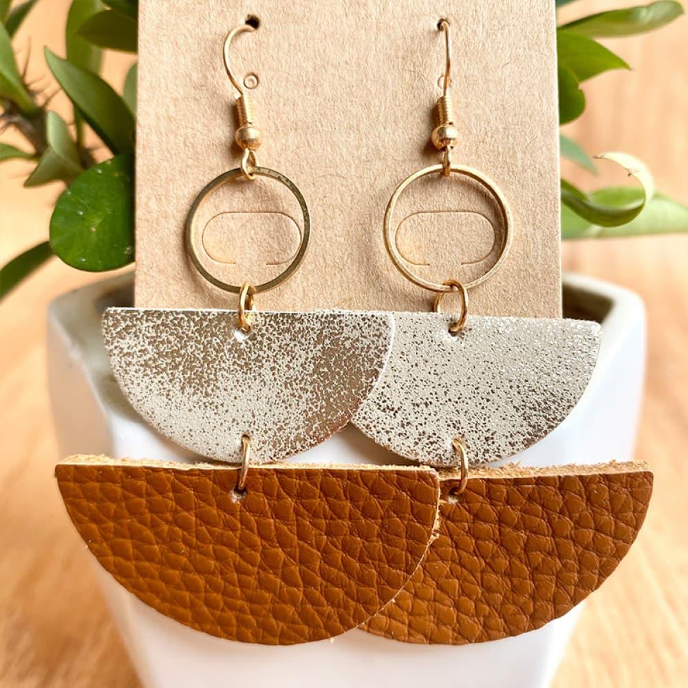 Geometrical Shape Dangle Earrings Carauana Store