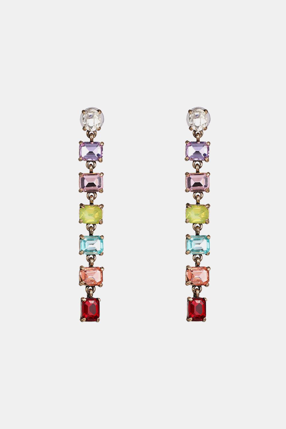 Geometrical Shape Resin Dangle Earrings Carauana Store