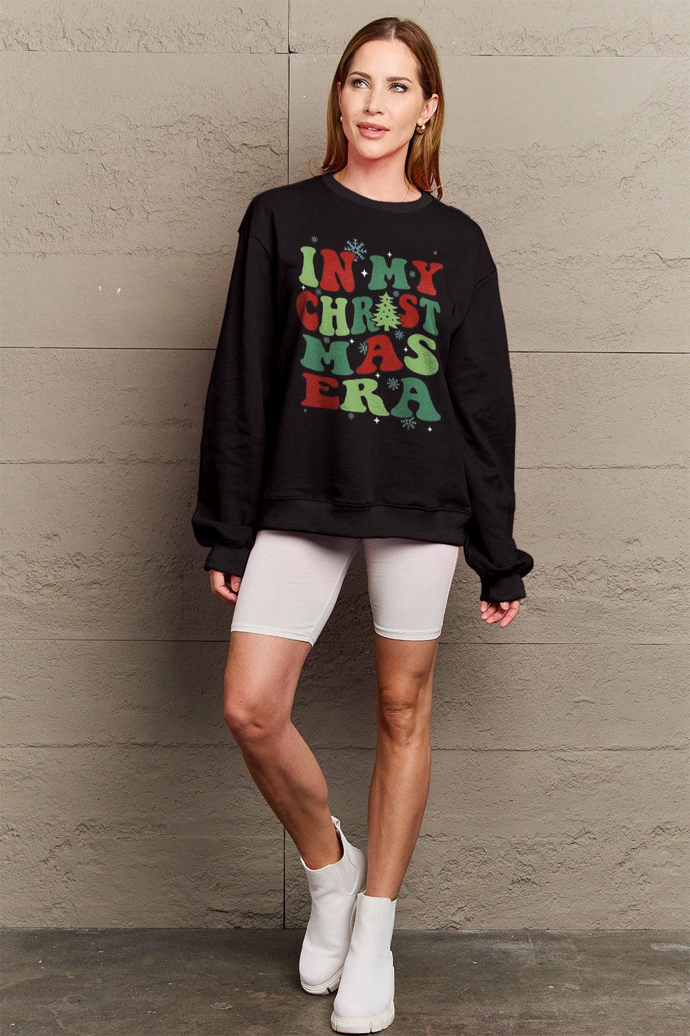 Simply Love Full Size IN MY CHRISTMAS ERA Long Sleeve Sweatshirt Carauana Store