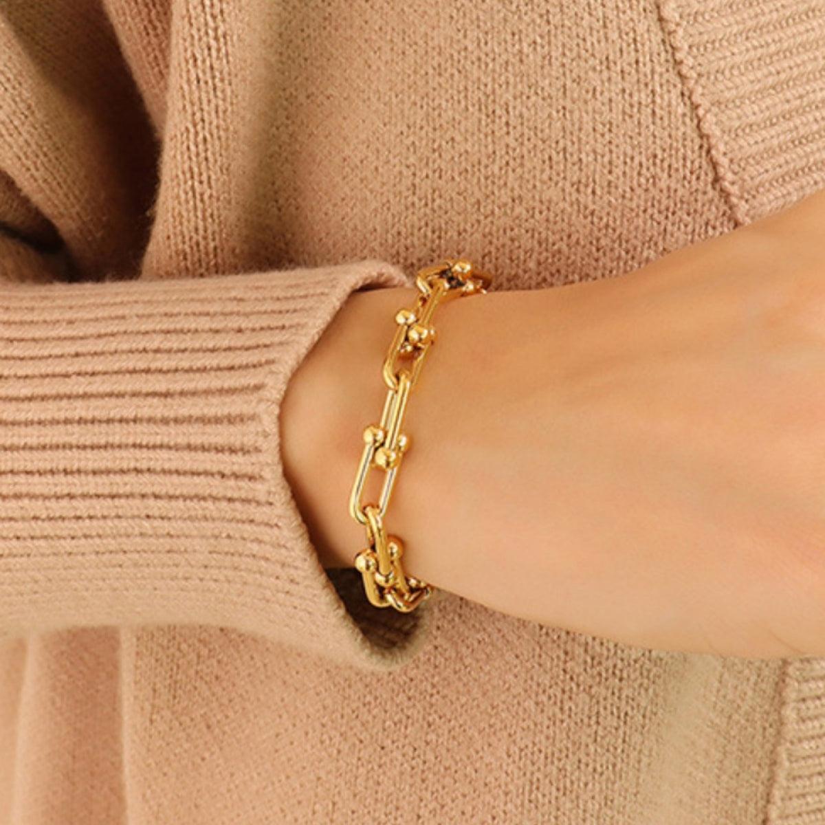 Chunky Chain Titanium Steel Bracelet Carauana Store