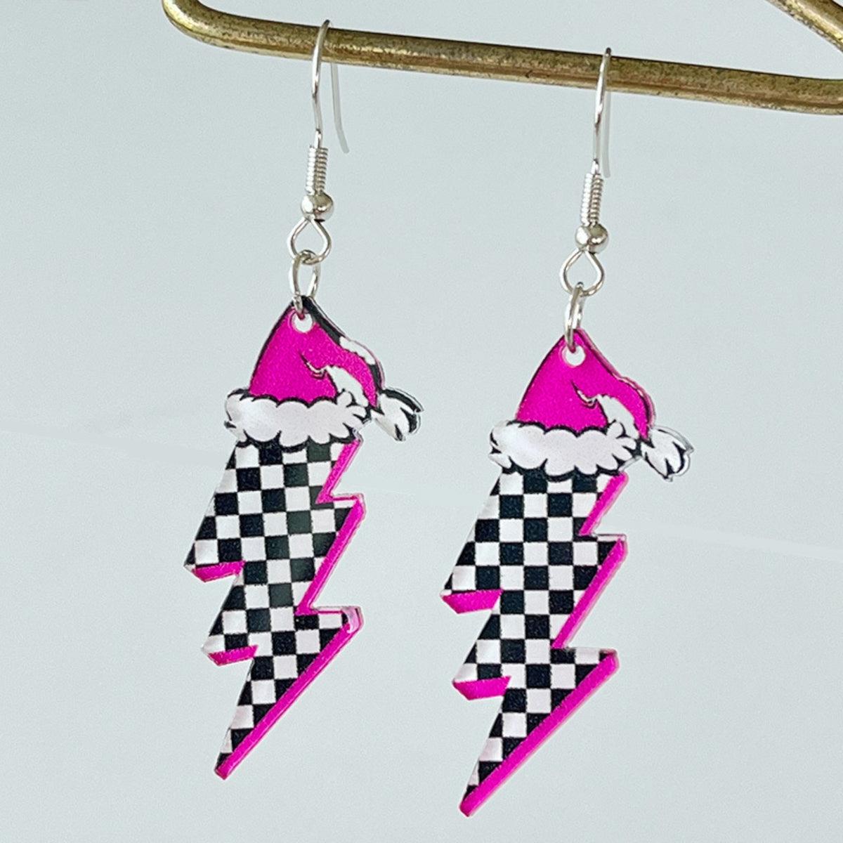 Geometric Shape Acrylic Dangle Earrings Carauana Store