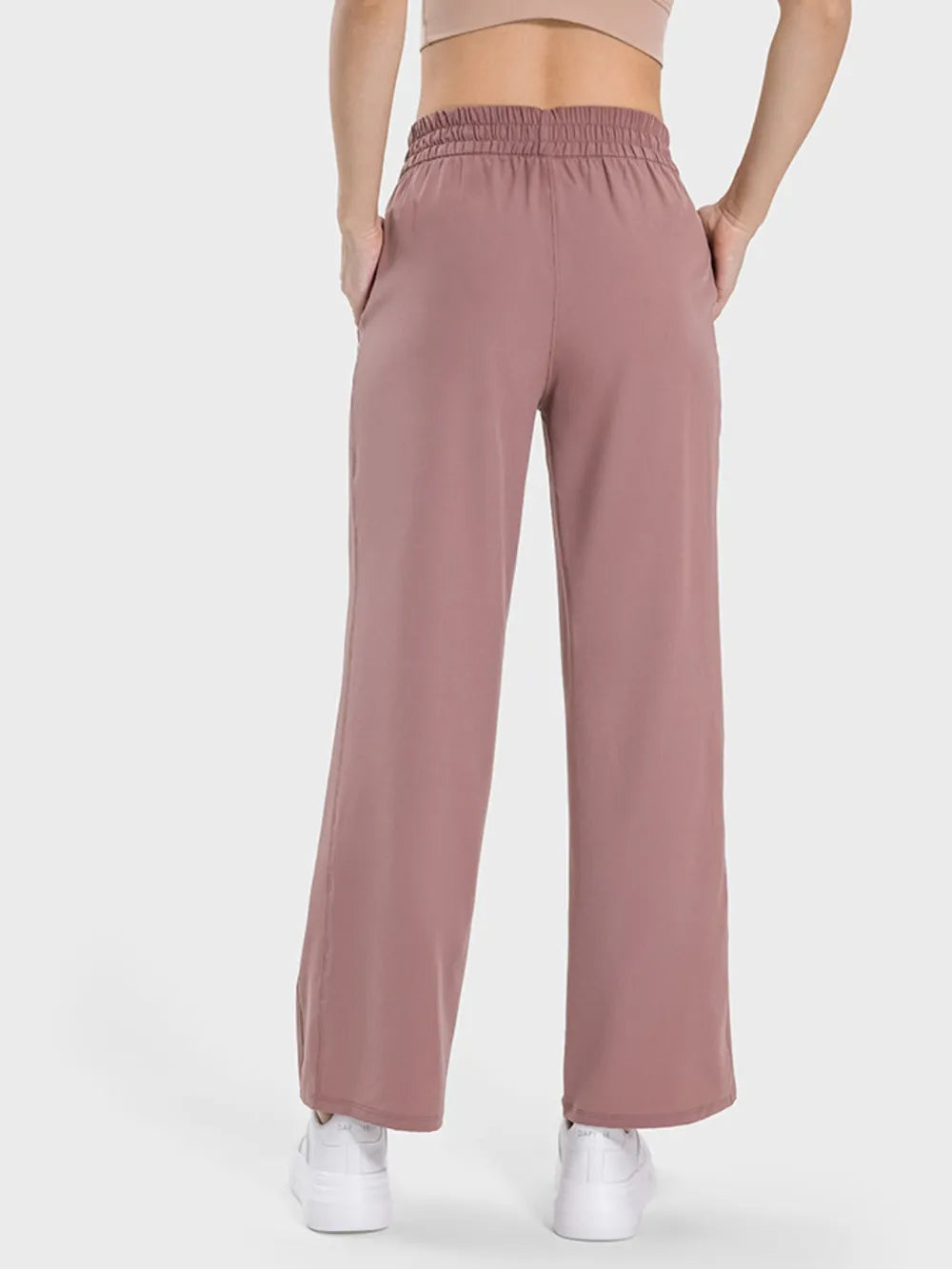 Millennia Drawstring Pocketed Active Pants Carauana Store