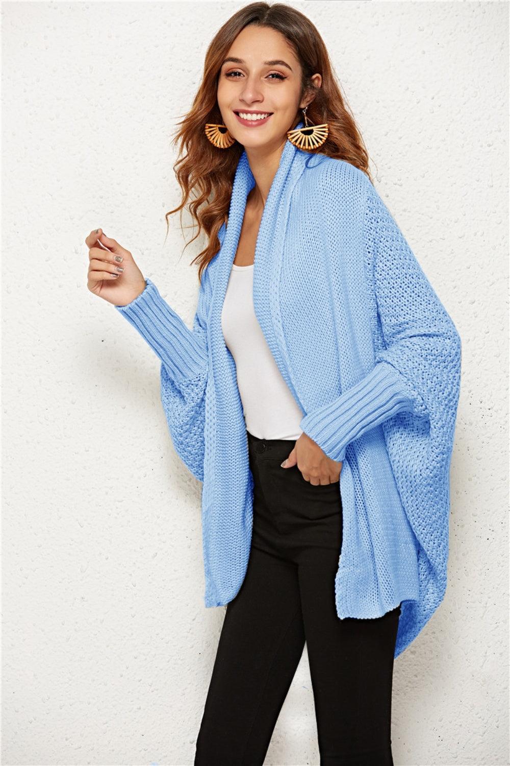 Angel Wings Open Front Batwing Sleeve Cardigan Carauana Store