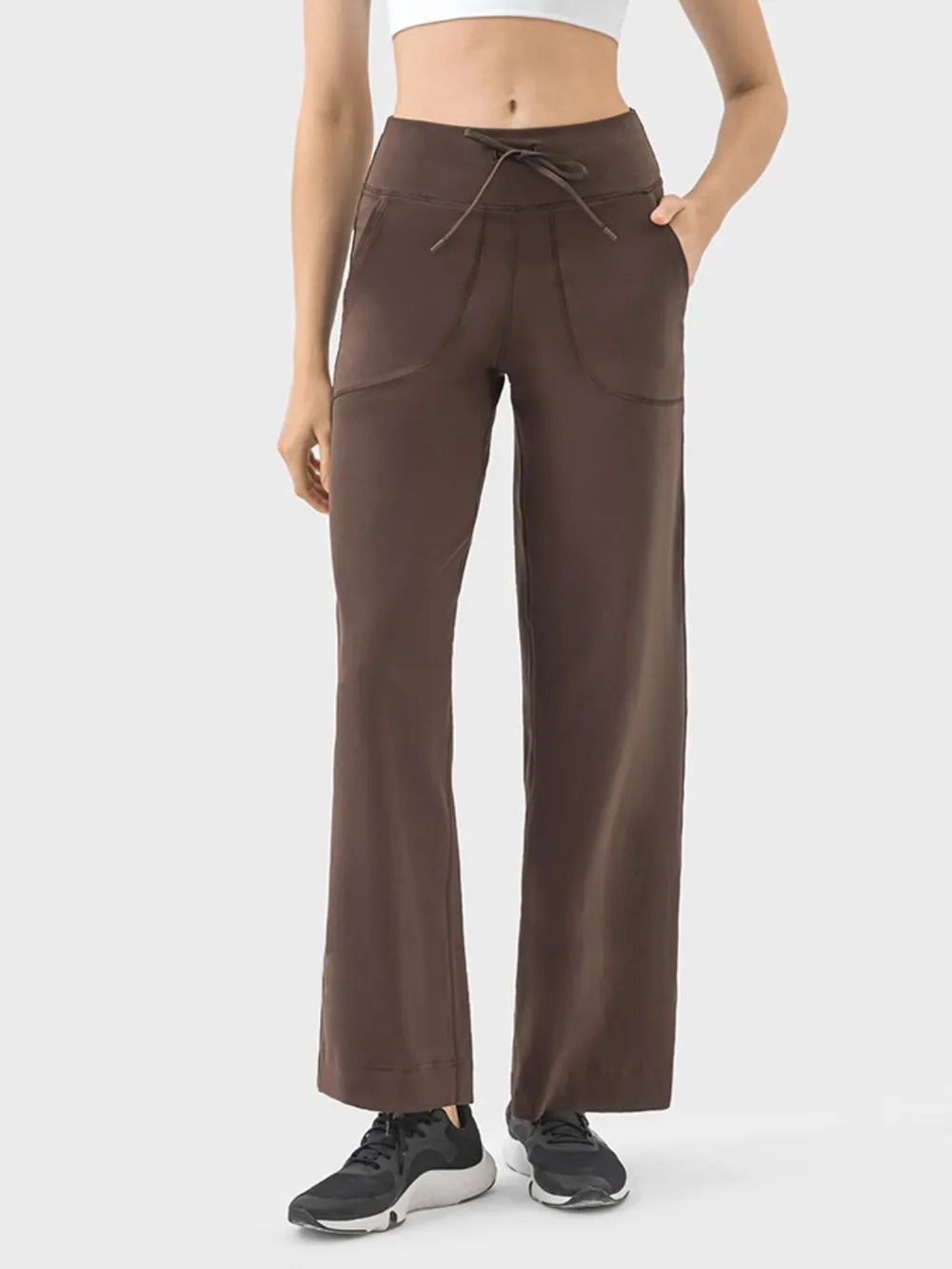 Millennia Drawstring Active Pants with Pockets Carauana Store