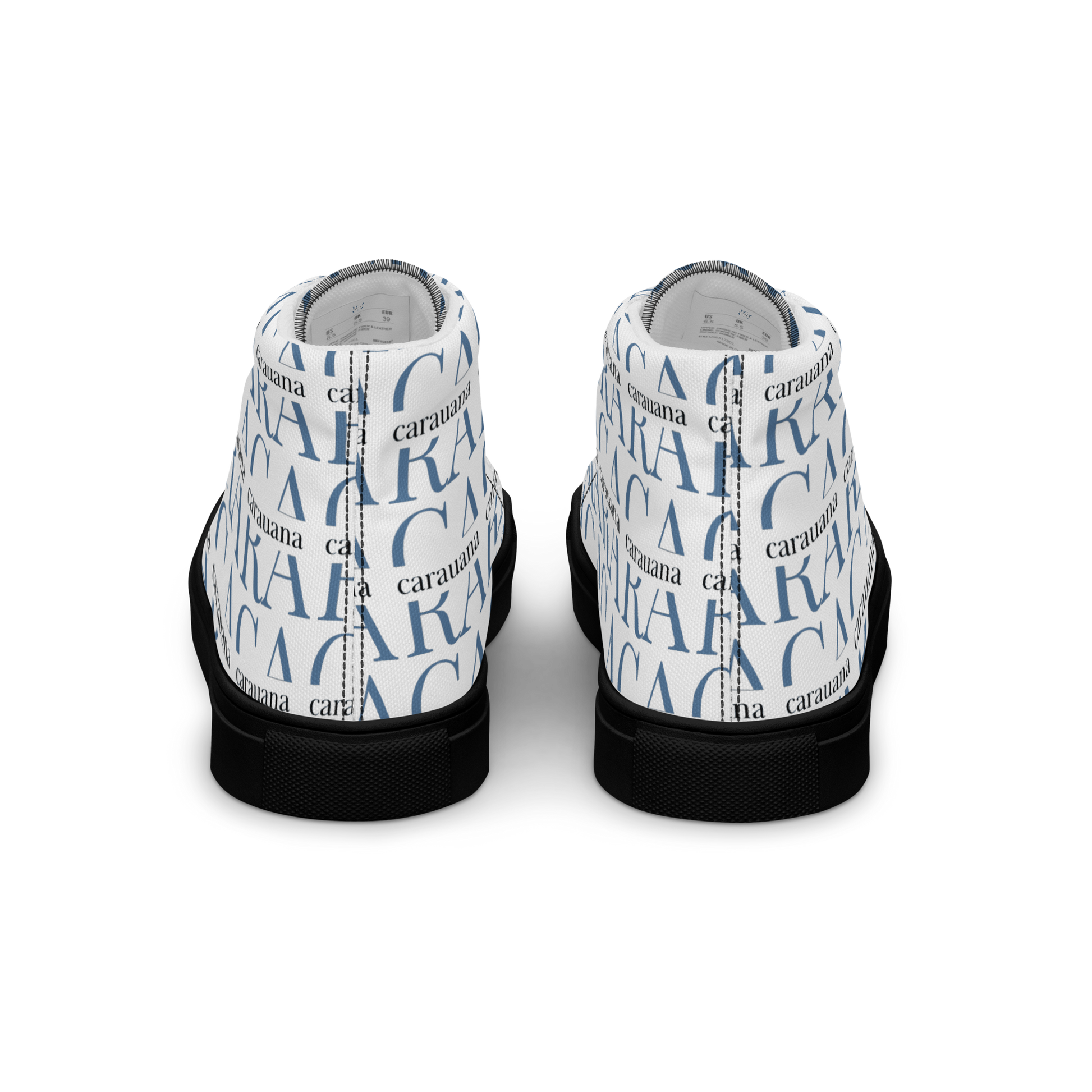 CARAUANA Fashionable high top canvas black ladies Carauana Store