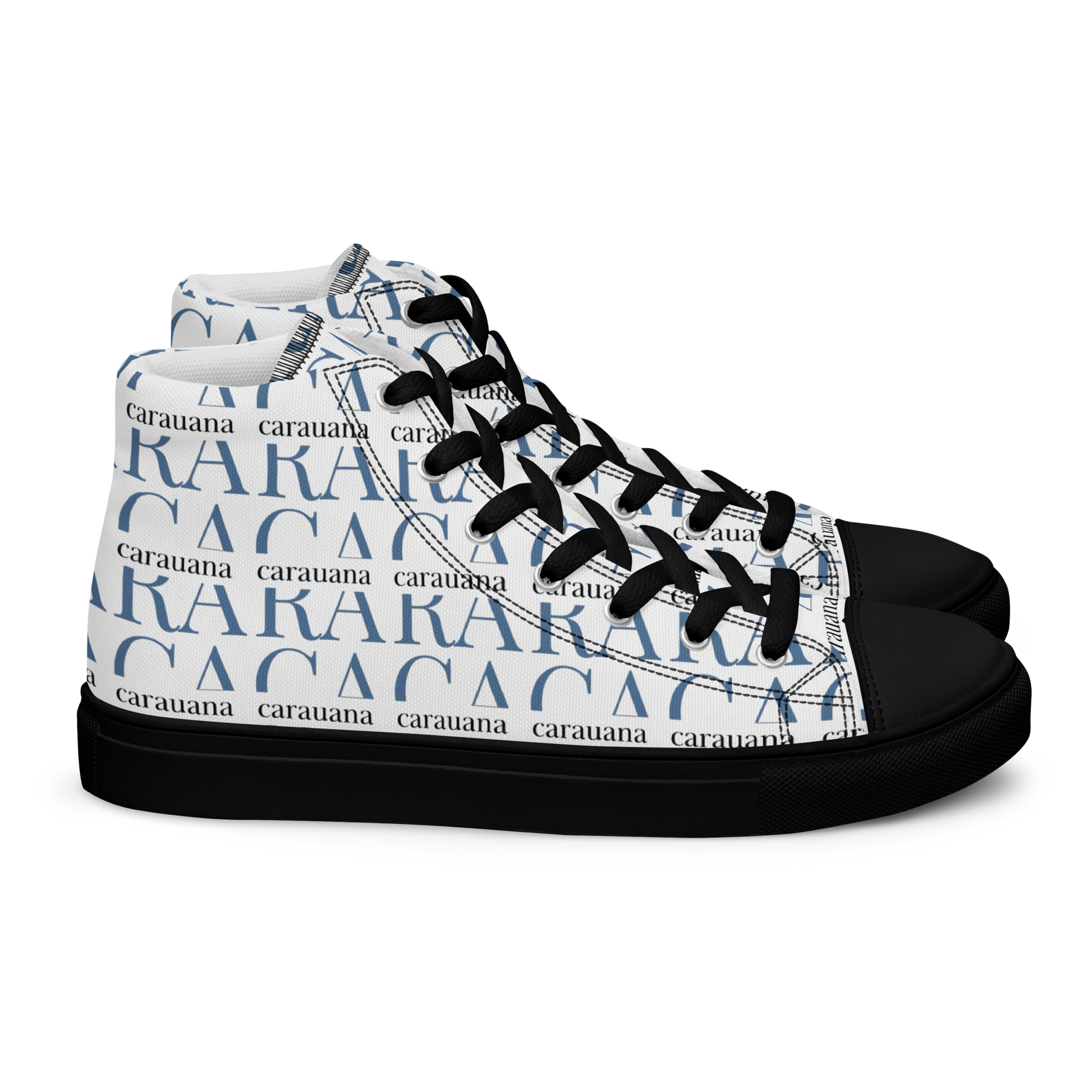 CARAUANA Fashionable high top canvas black ladies Carauana Store