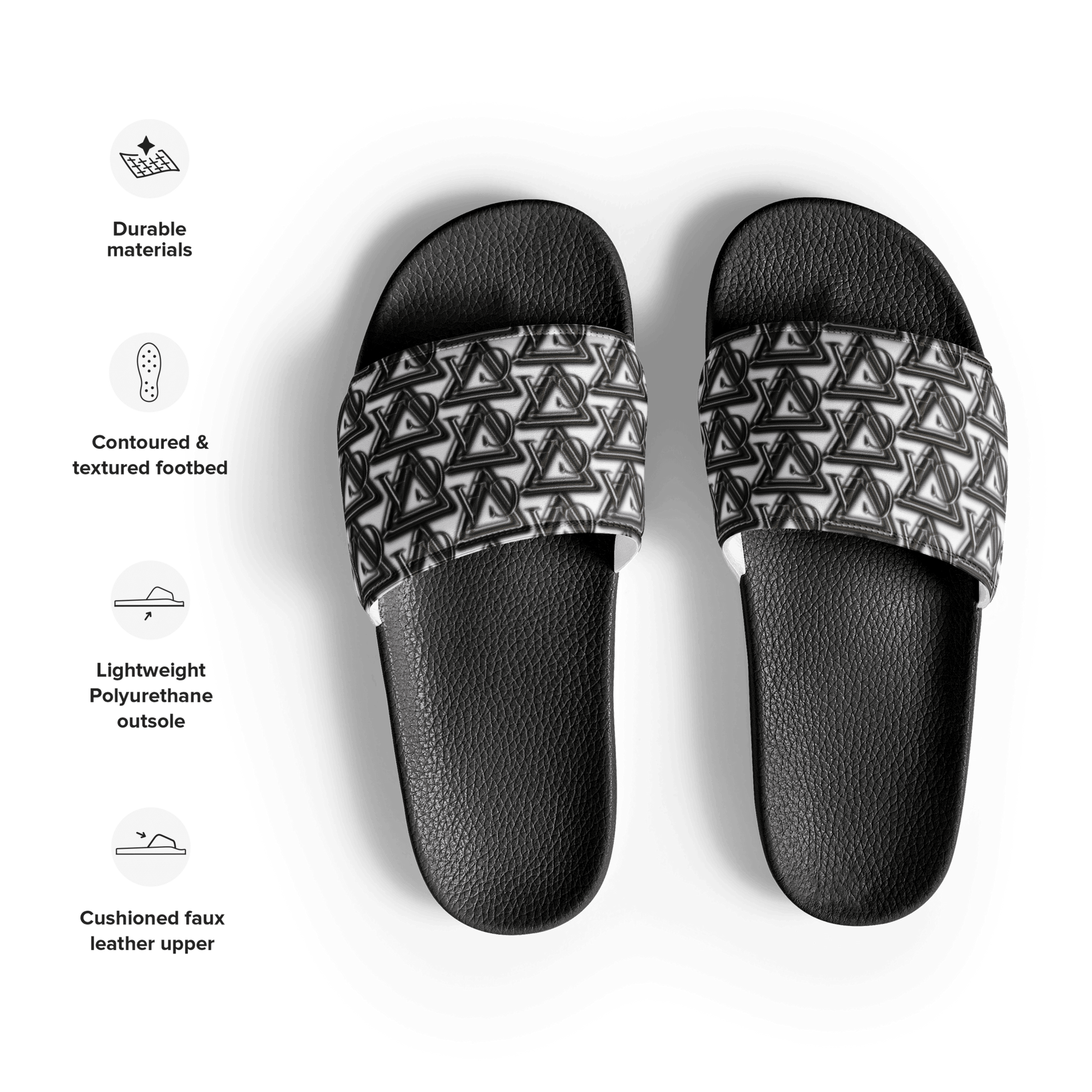 CARAUANA slides Women’s Black Branded Carauana Store