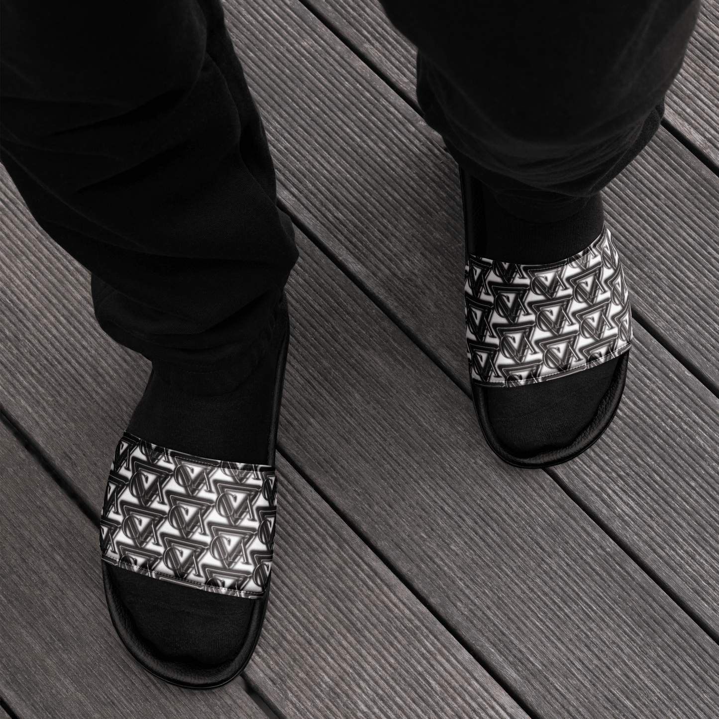 CARAUANA slides Women’s Black Branded Carauana Store