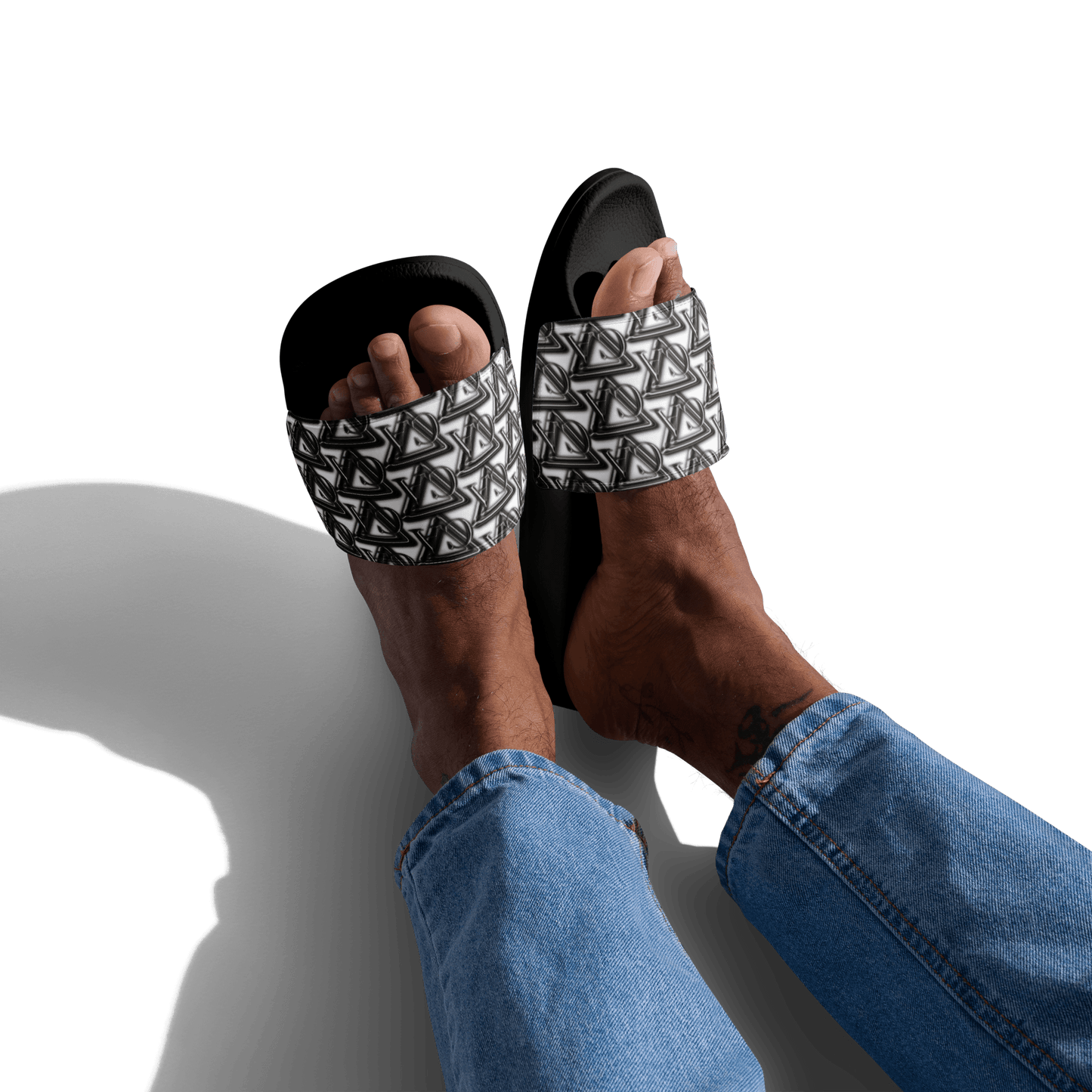 CARAUANA slides Men’s Black Branded Carauana Store