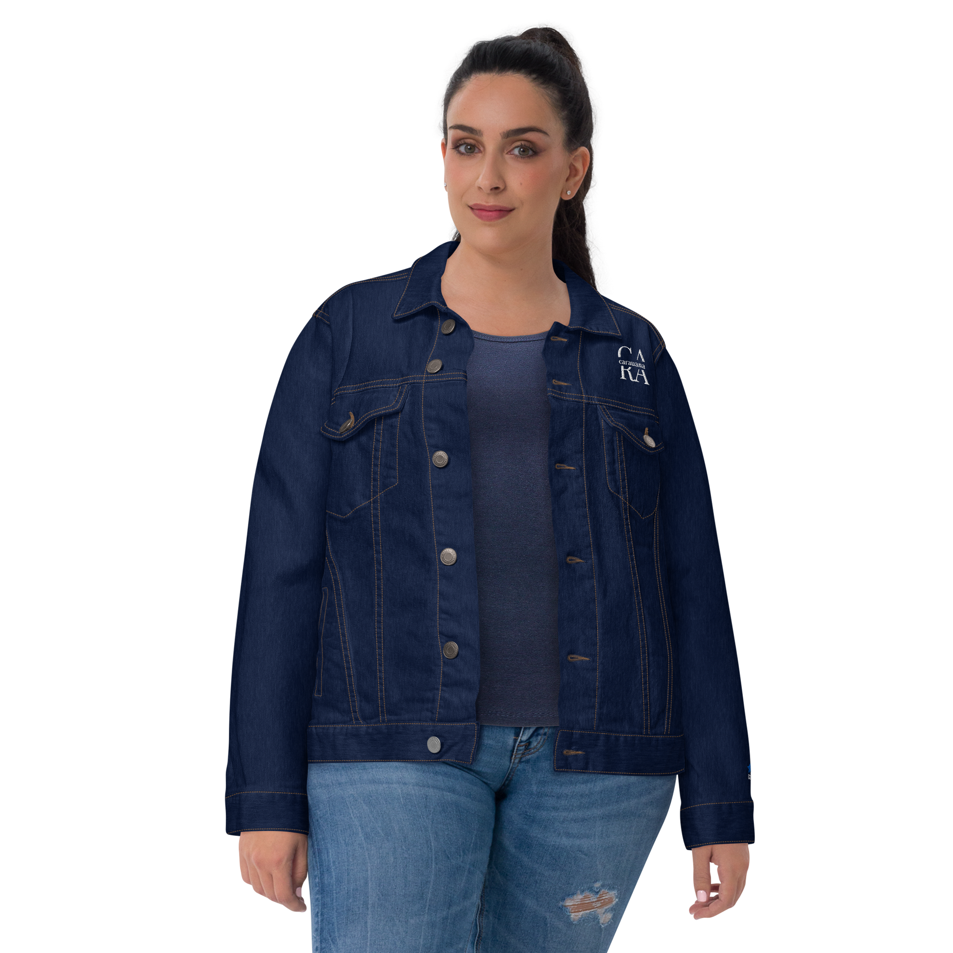 CaRaUaNa Original denim jacket Blue Carauana Store
