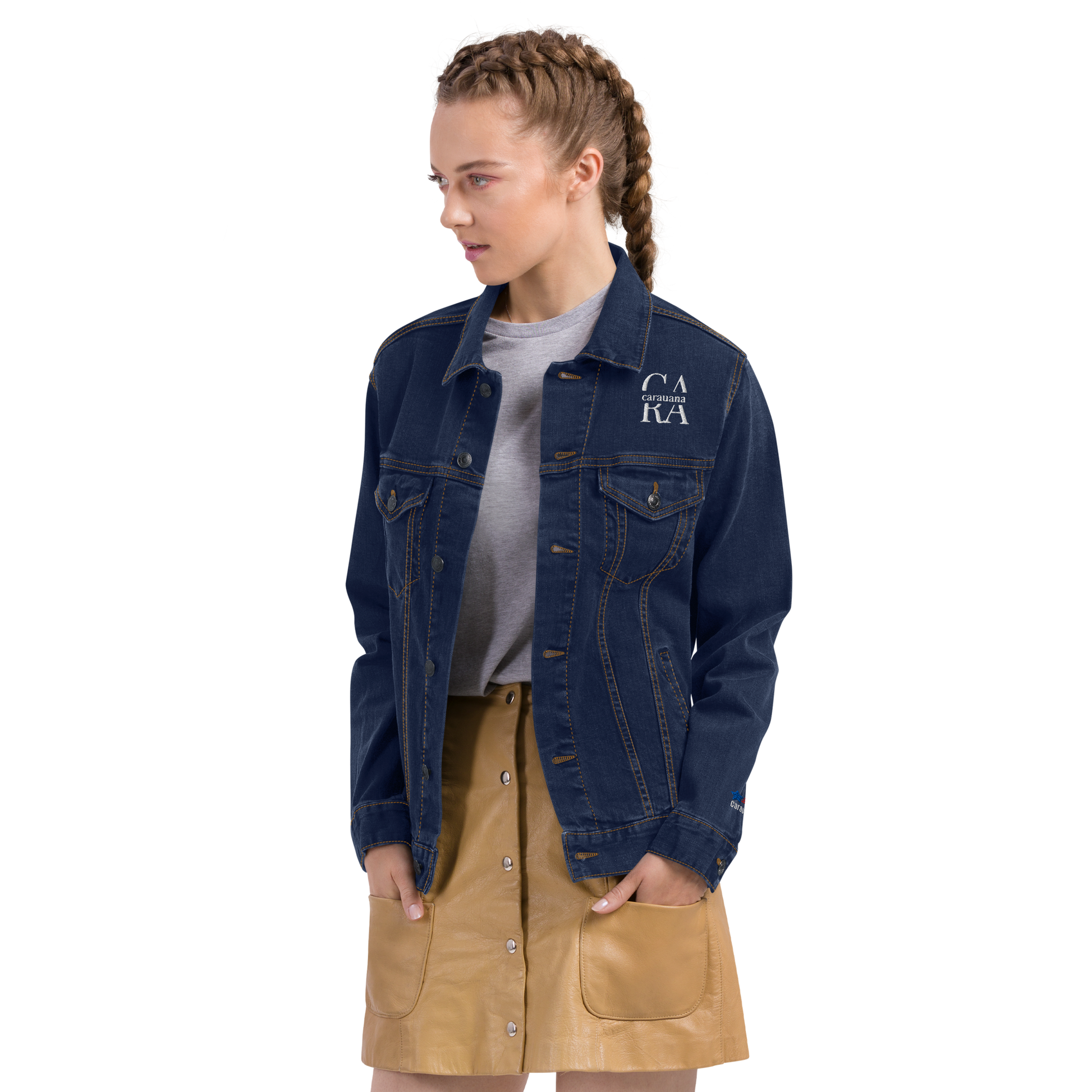 CaRaUaNa Original denim jacket Blue Carauana Store