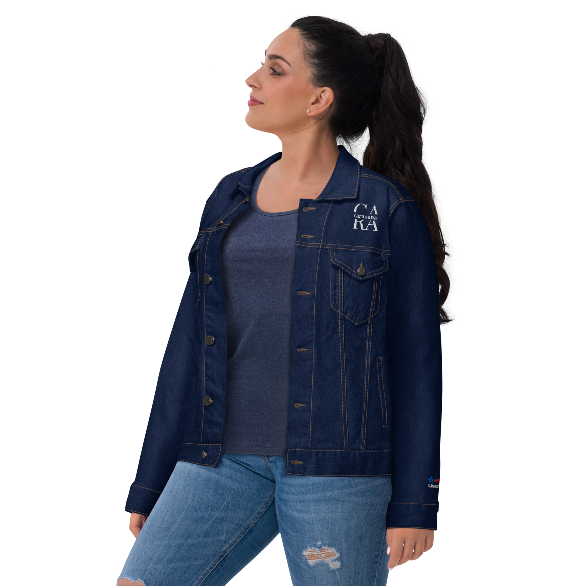 CaRaUaNa Original denim jacket Blue Carauana Store