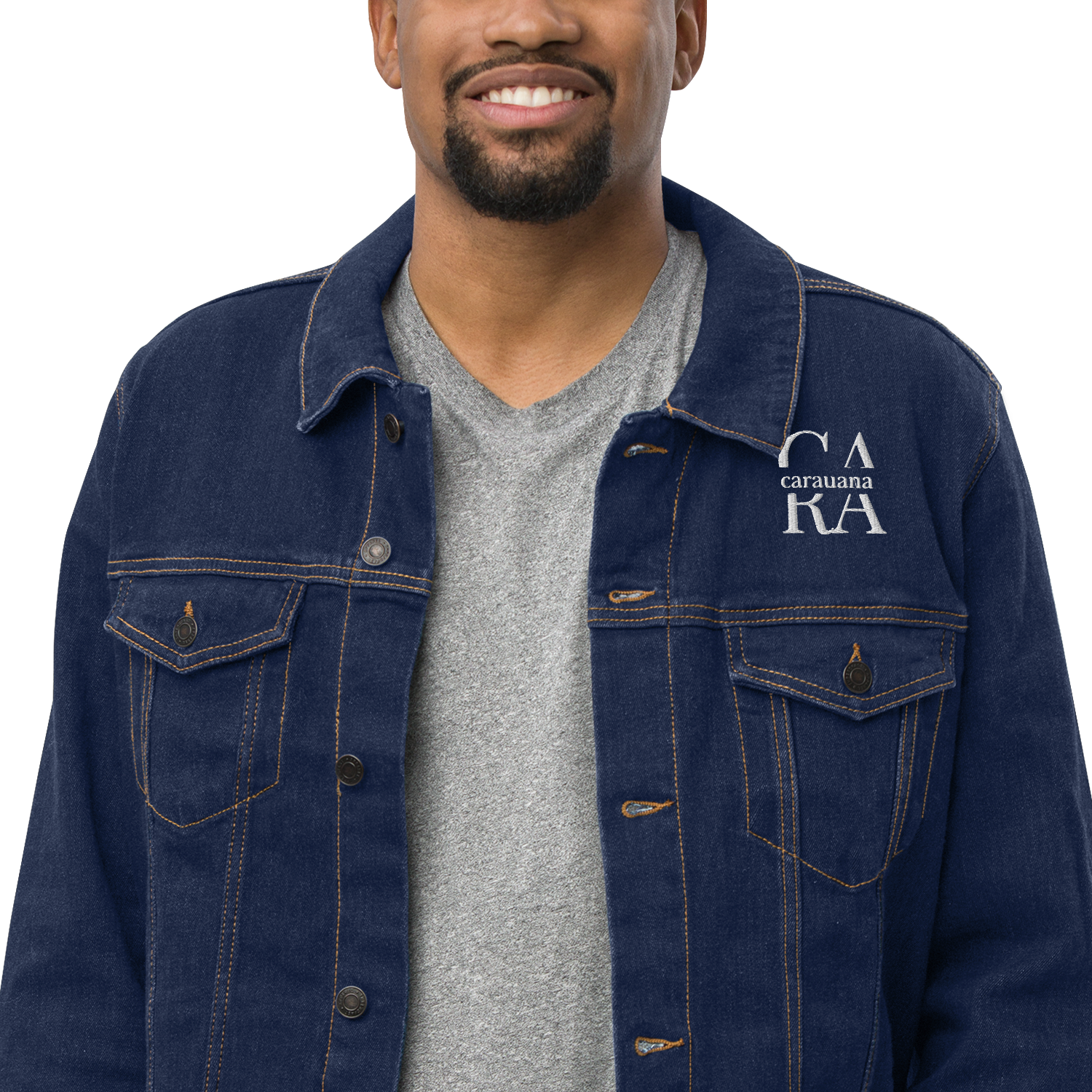 CaRaUaNa Original denim jacket Blue Carauana Store