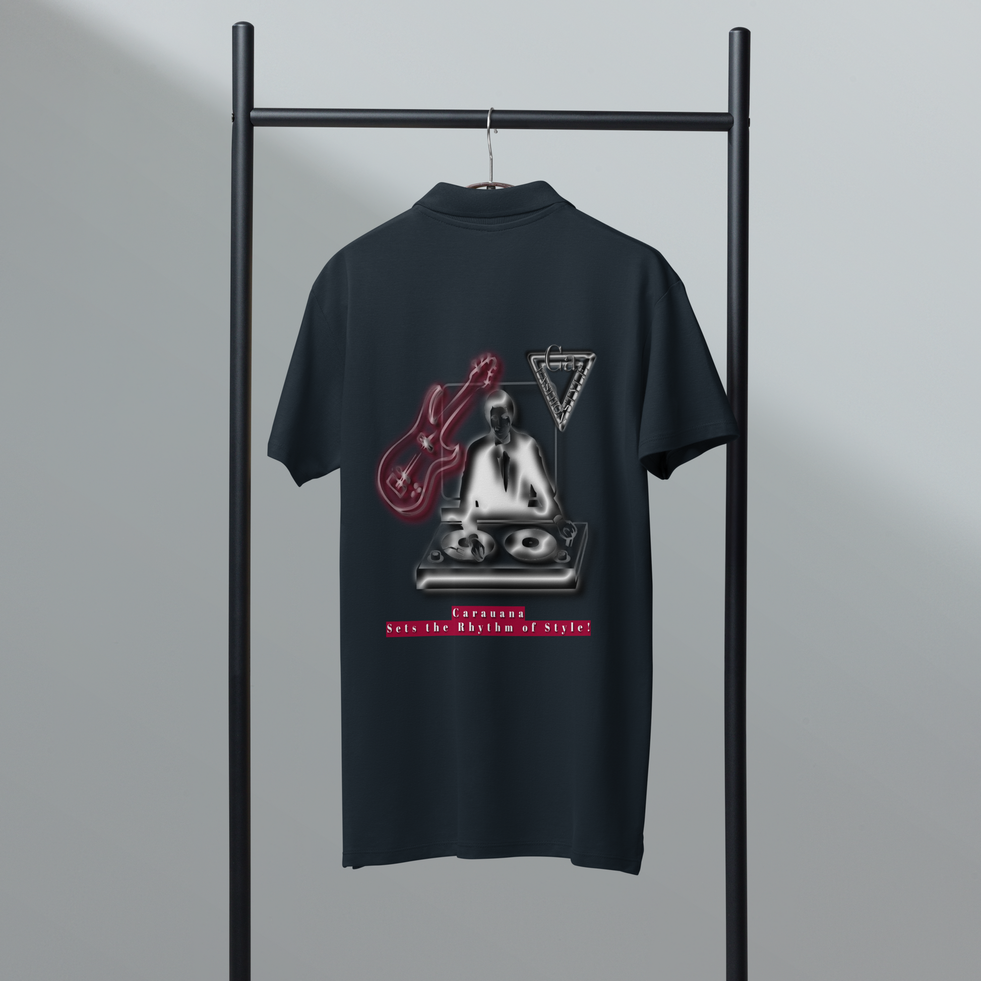 Premium polo shirt Carauana Rhythm of Style Carauana Store
