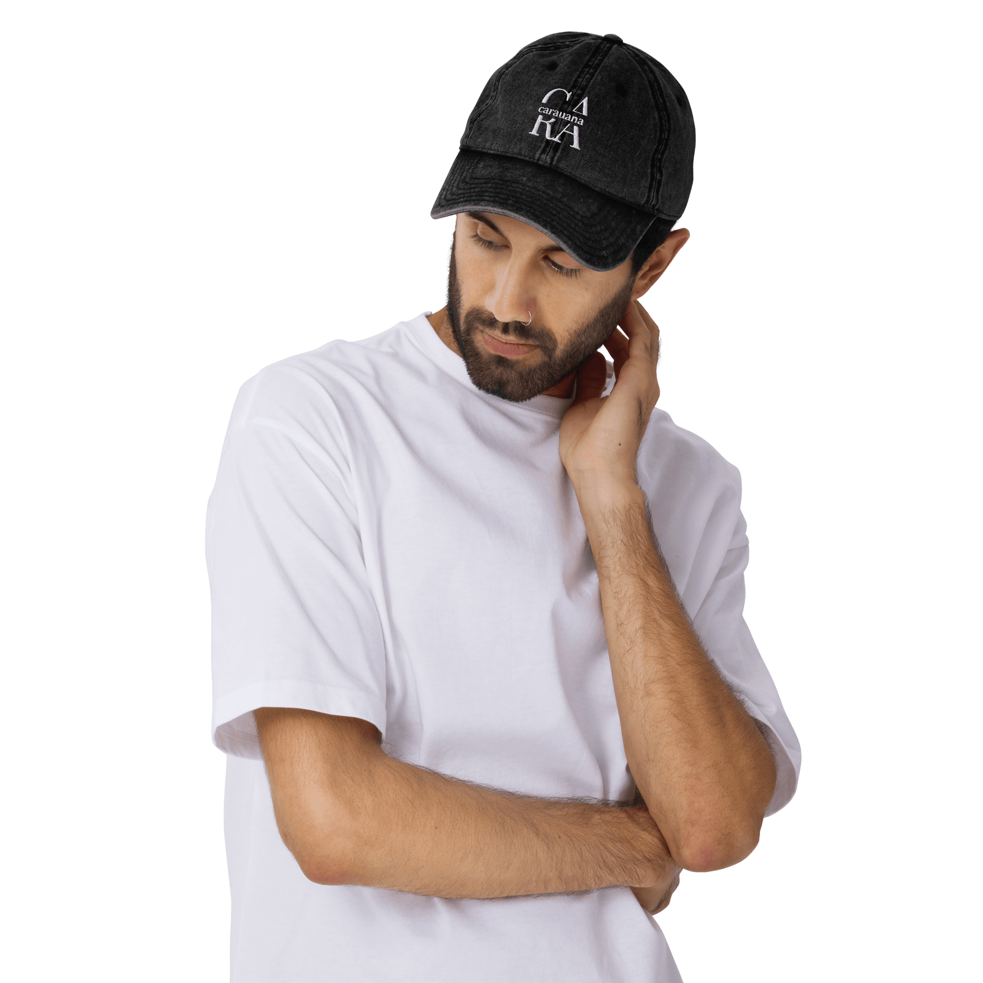 Vintage Cotton Twill Cap Men Carauana Store