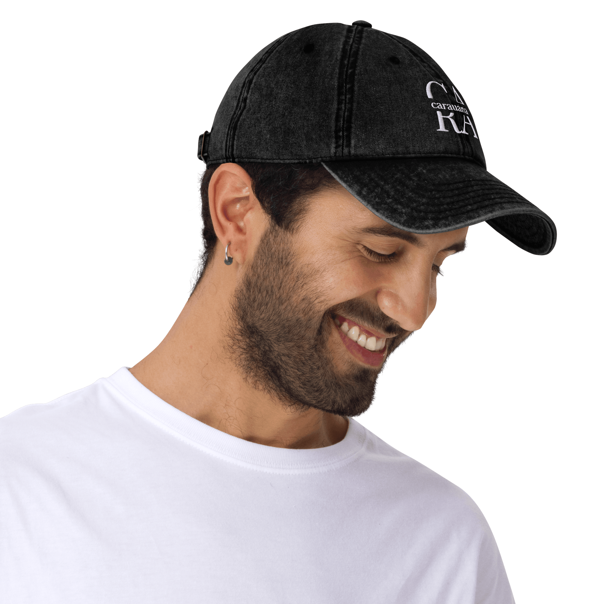 Vintage Cotton Twill Cap Men Carauana Store