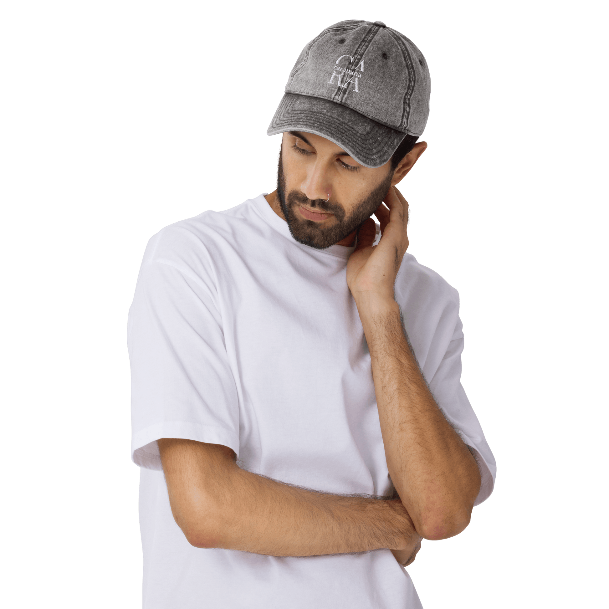 Vintage Cotton Twill Cap Men Carauana Store