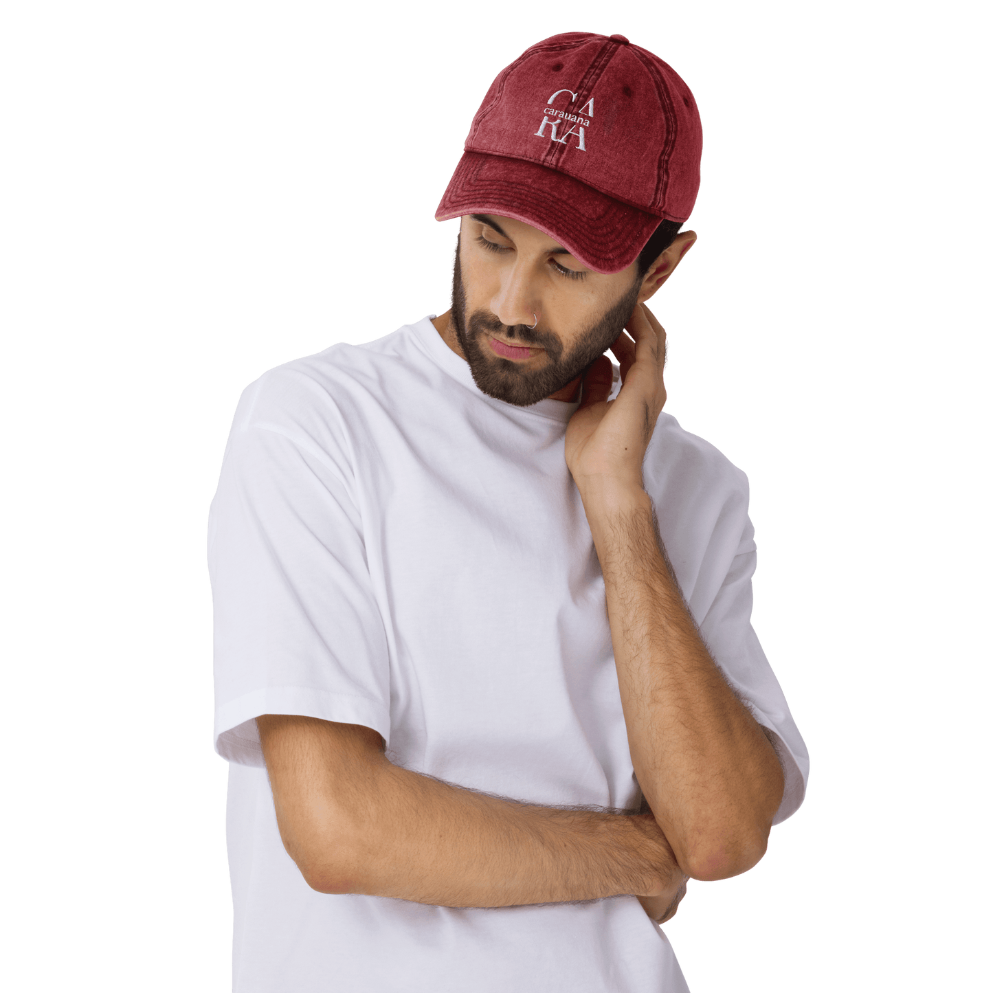 Vintage Cotton Twill Cap Men Carauana Store