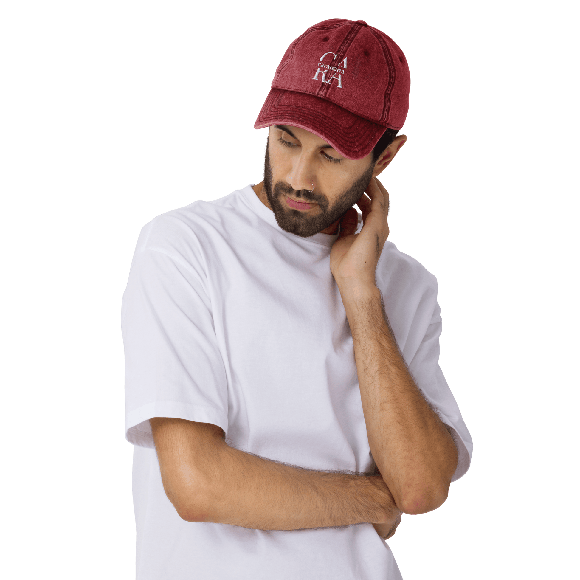 Vintage Cotton Twill Cap Men Carauana Store