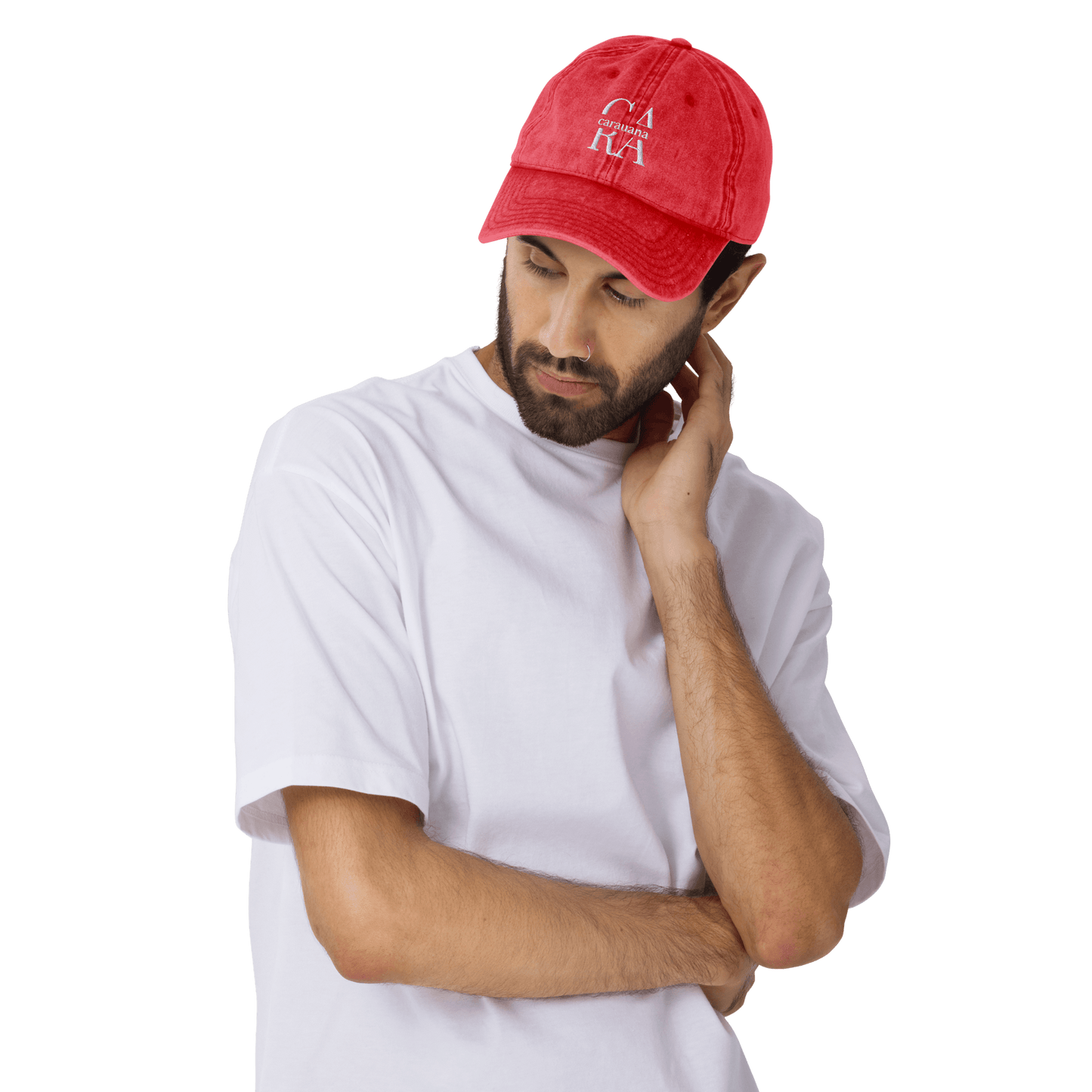 Vintage Cotton Twill Cap Men Carauana Store