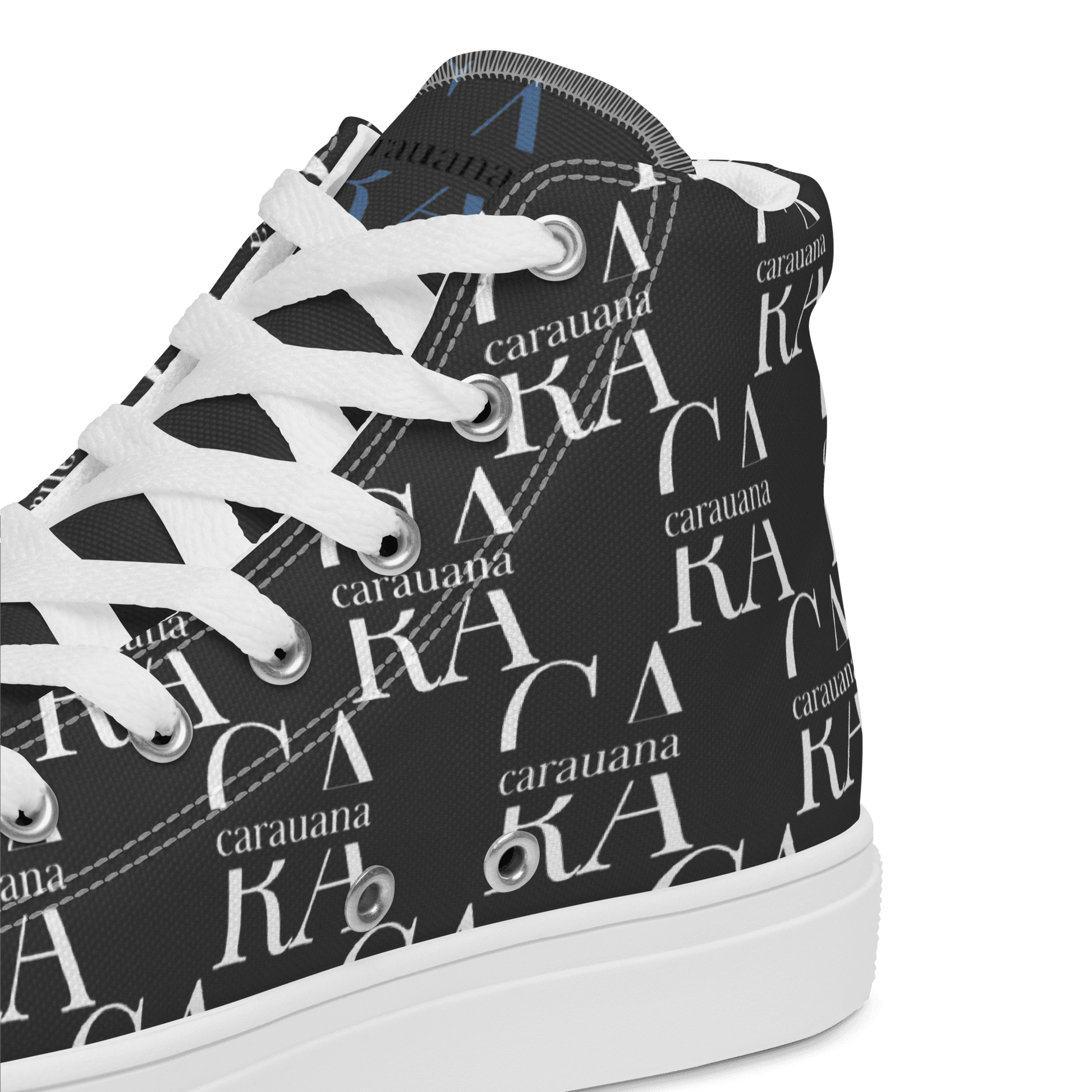 CARAUANA Hip Hop canvas shoes black Branded Carauana Store