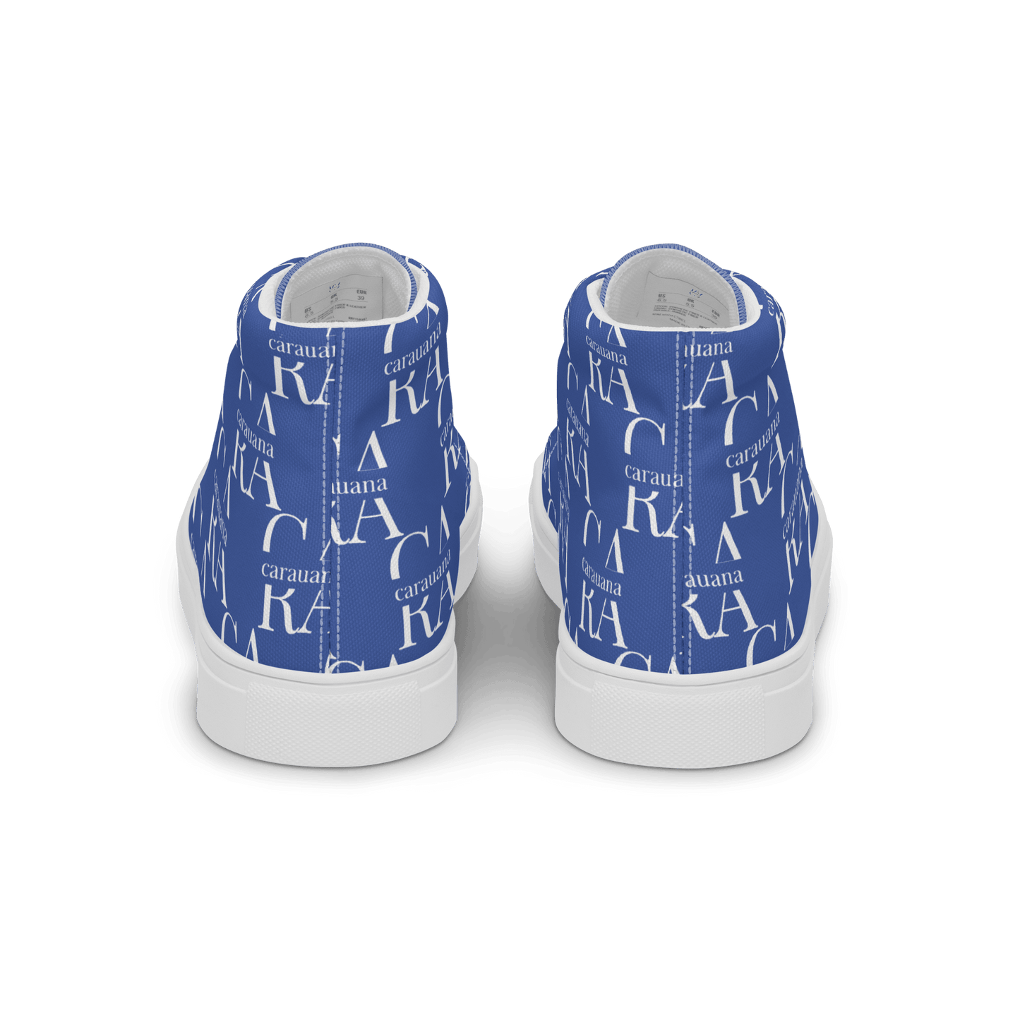 CARAUANA Hip Hop canvas shoes Blue Branded Carauana Store