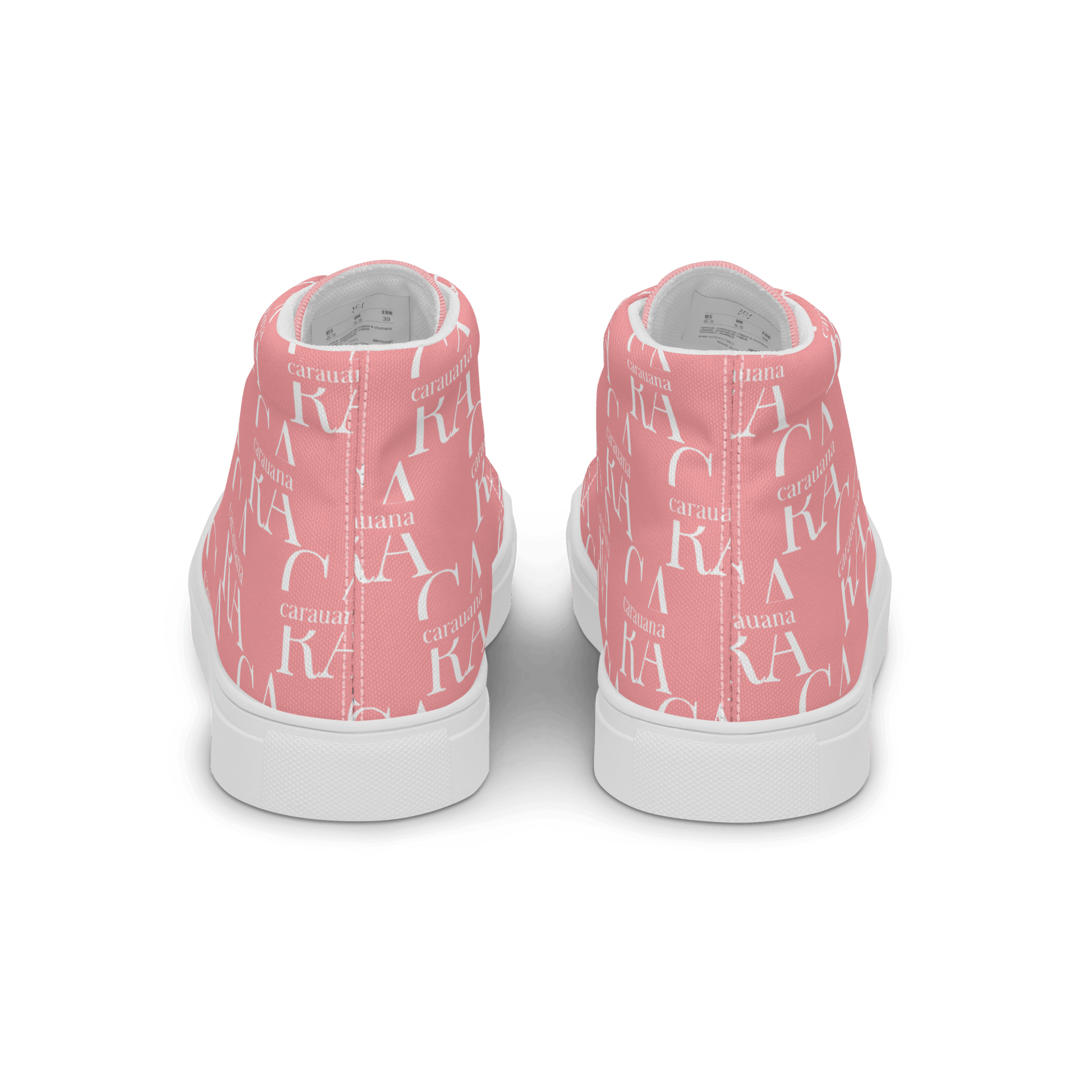 CARAUANA Hip Hop canvas shoes Pink Branded Carauana Store