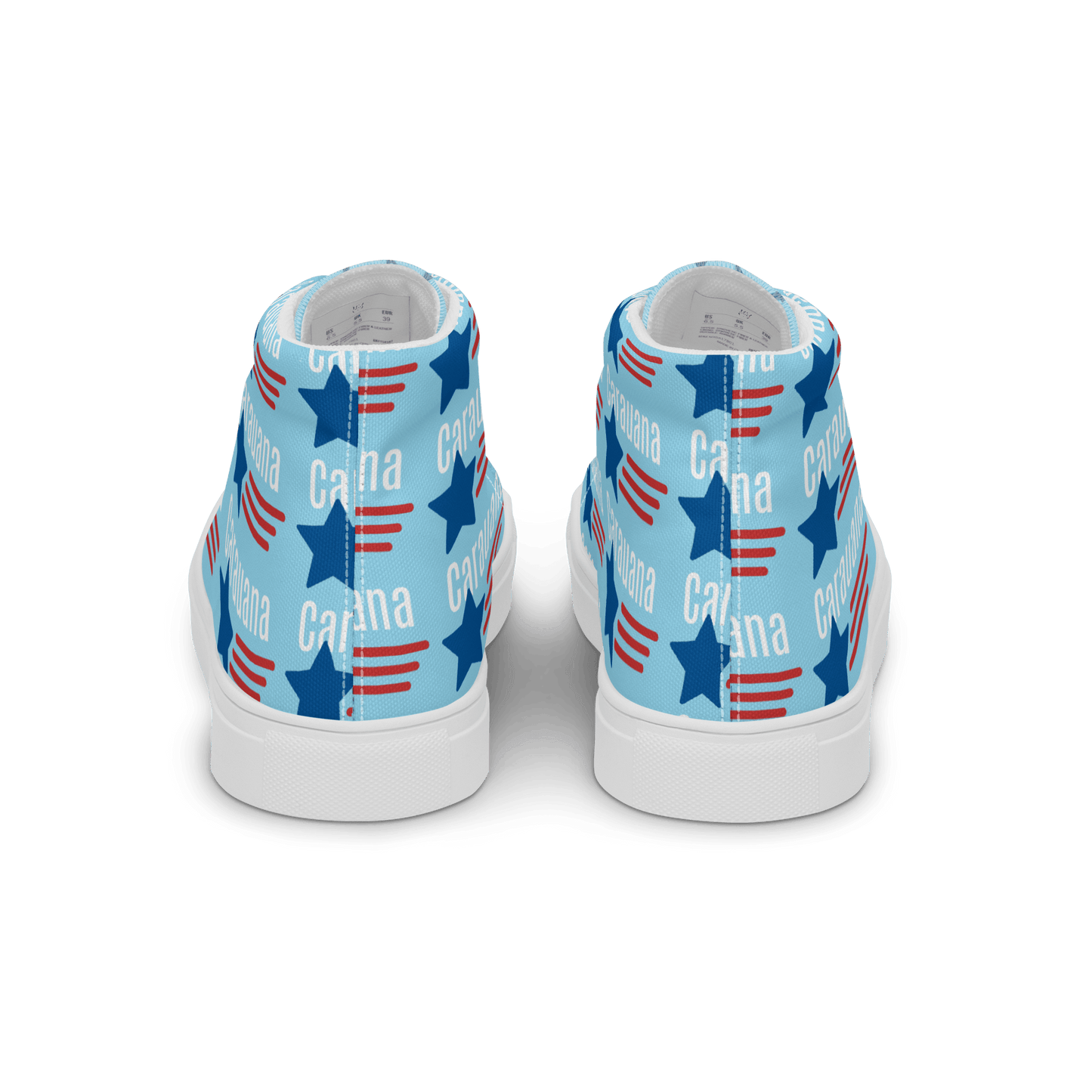 CARAUANA Hip Hop canvas shoes sky blue USA Carauana Store