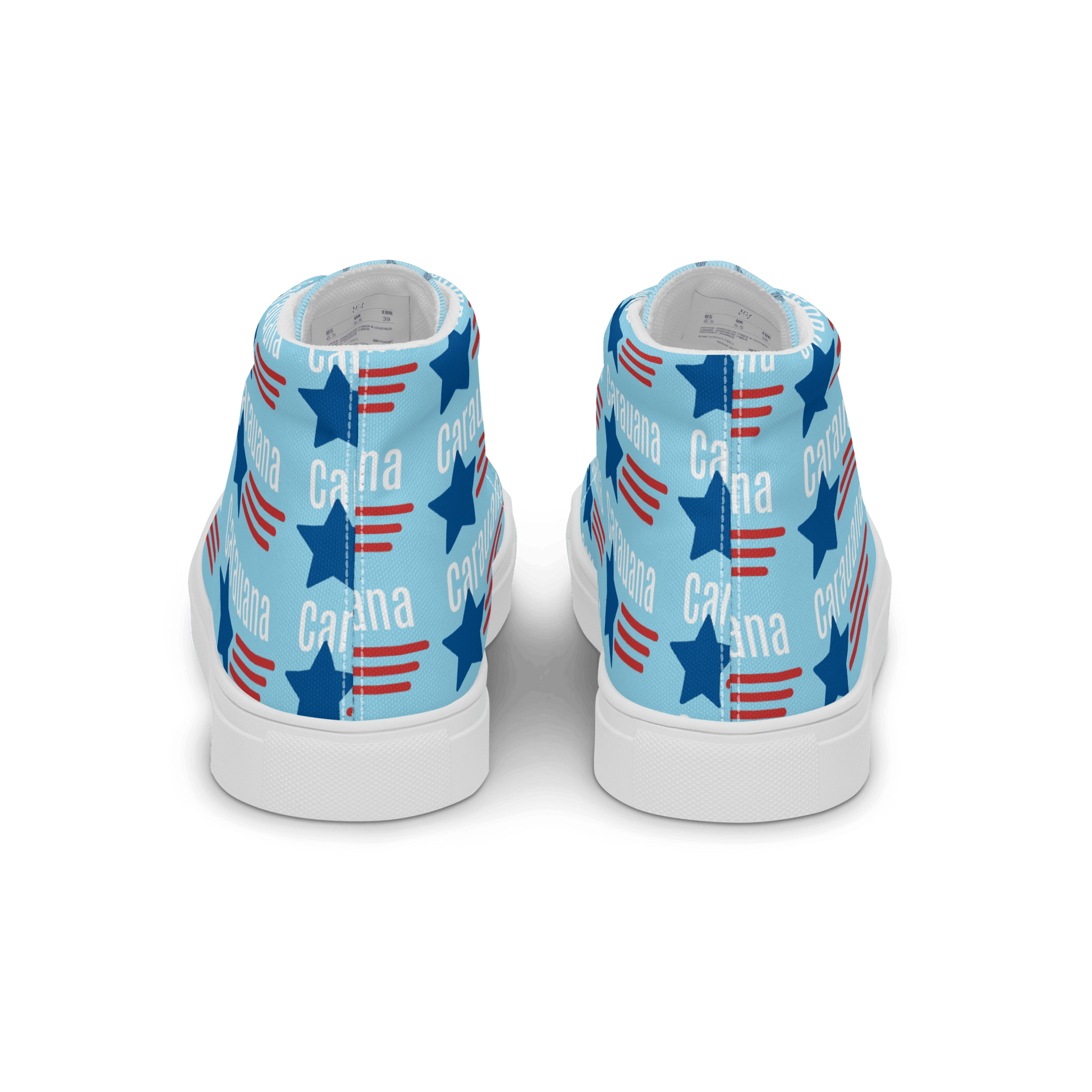 CARAUANA Hip Hop canvas shoes sky blue USA Carauana Store