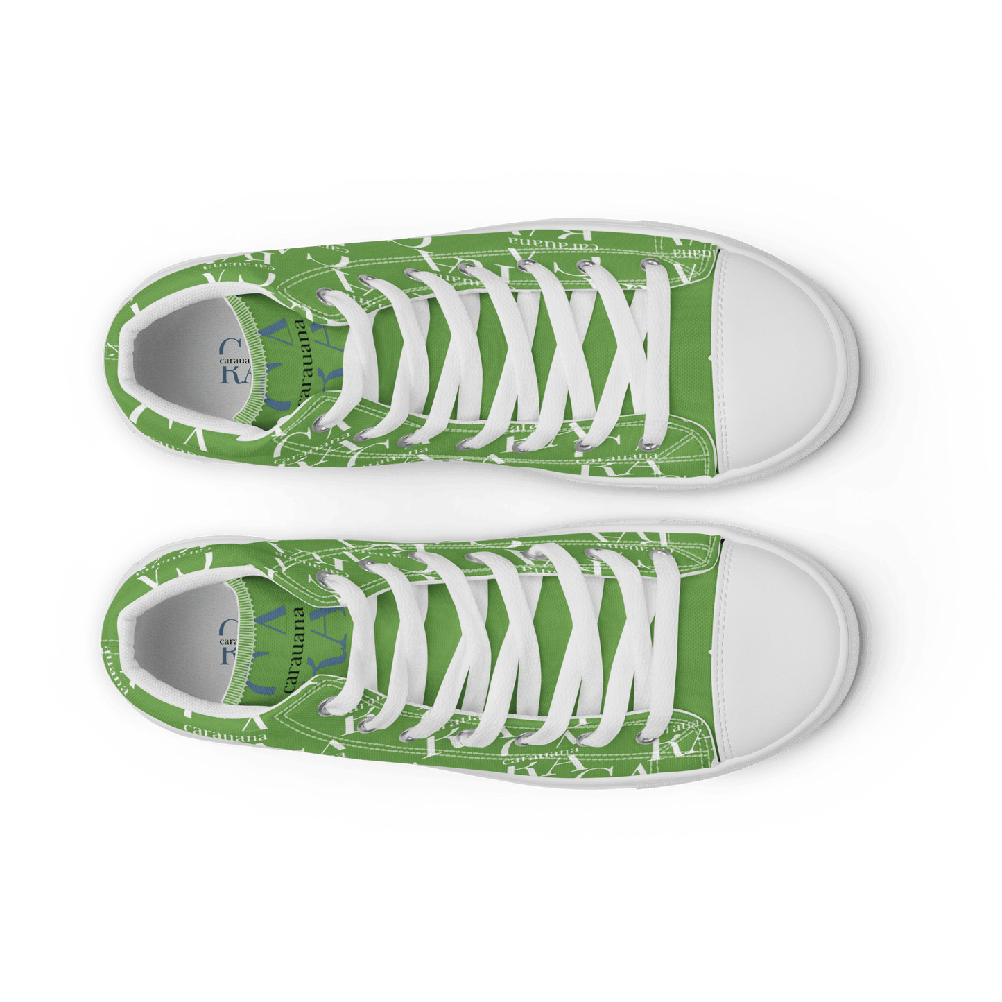 CARAUANA Hip Hop canvas shoes Green Branded Carauana Store