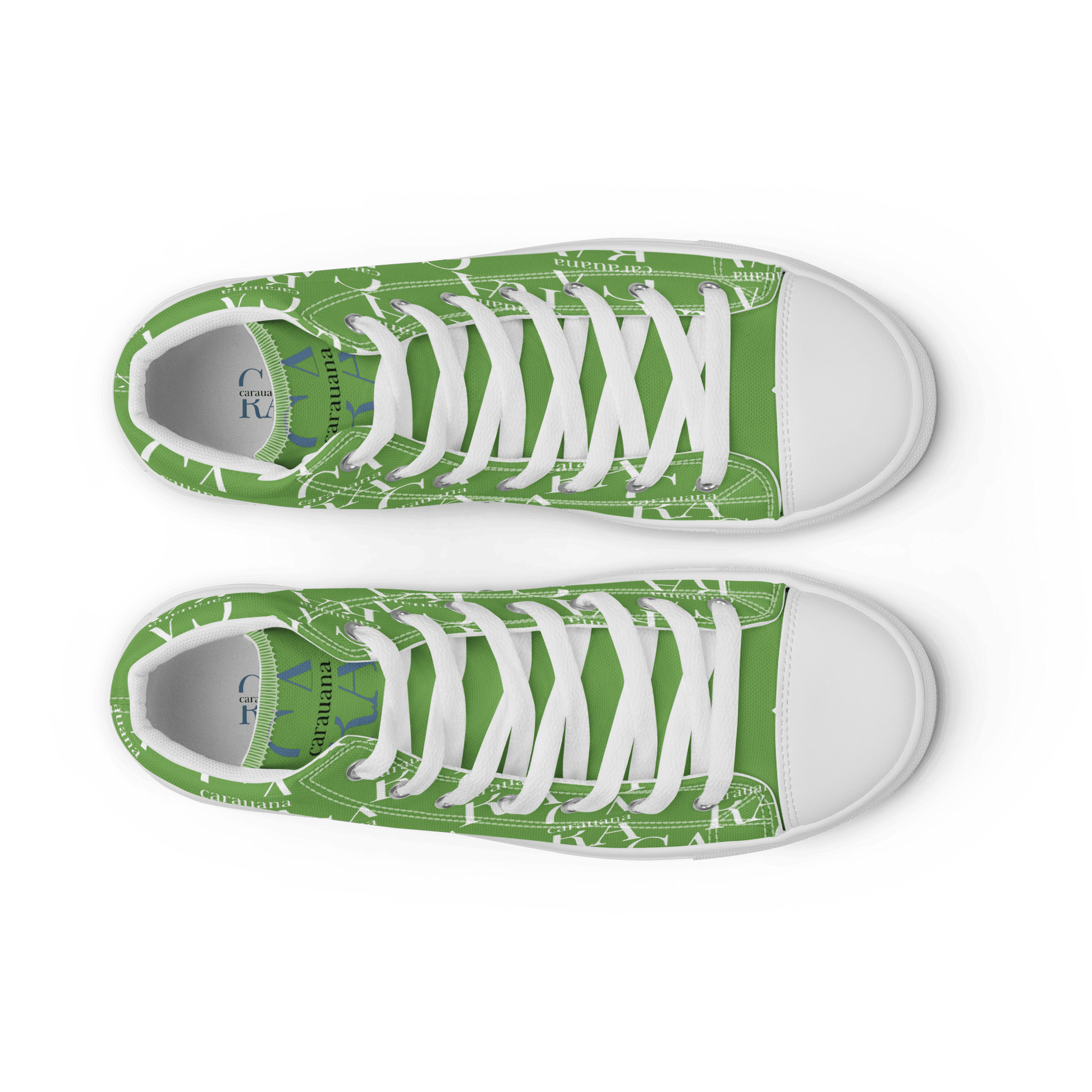CARAUANA Hip Hop canvas shoes Green Branded Carauana Store