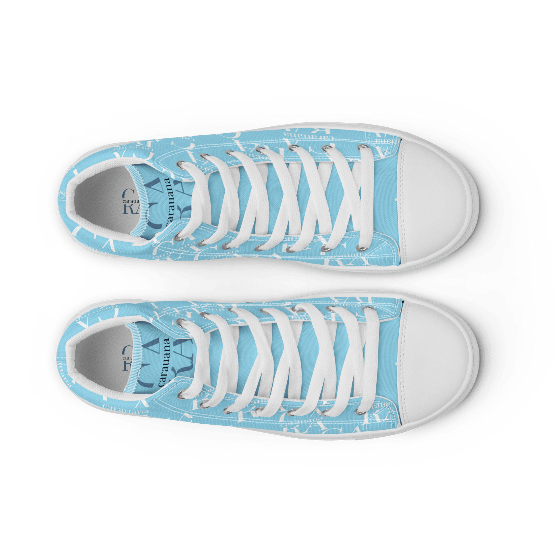 CARAUANA Hip Hop canvas shoes sky blue Branded Carauana Store