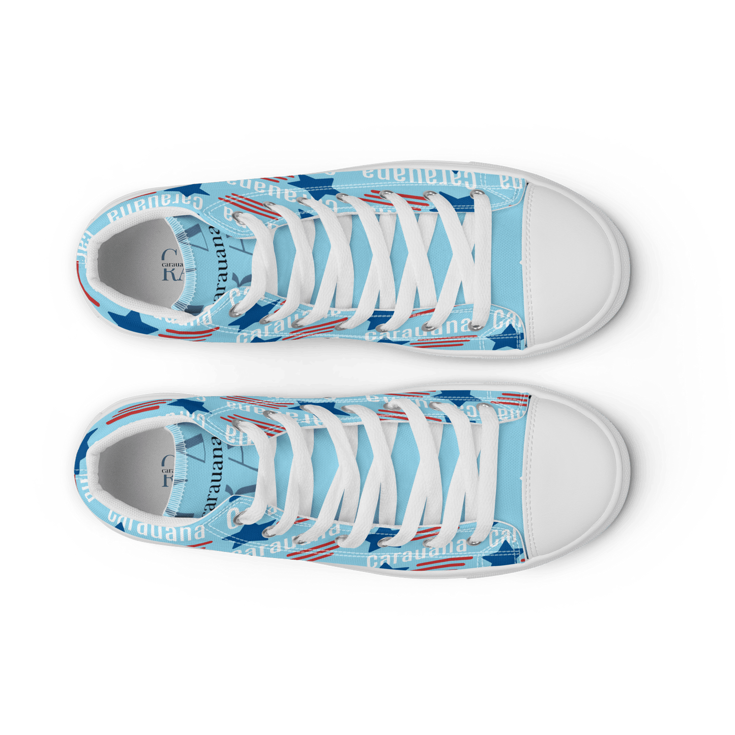 CARAUANA Hip Hop canvas shoes sky blue USA Carauana Store