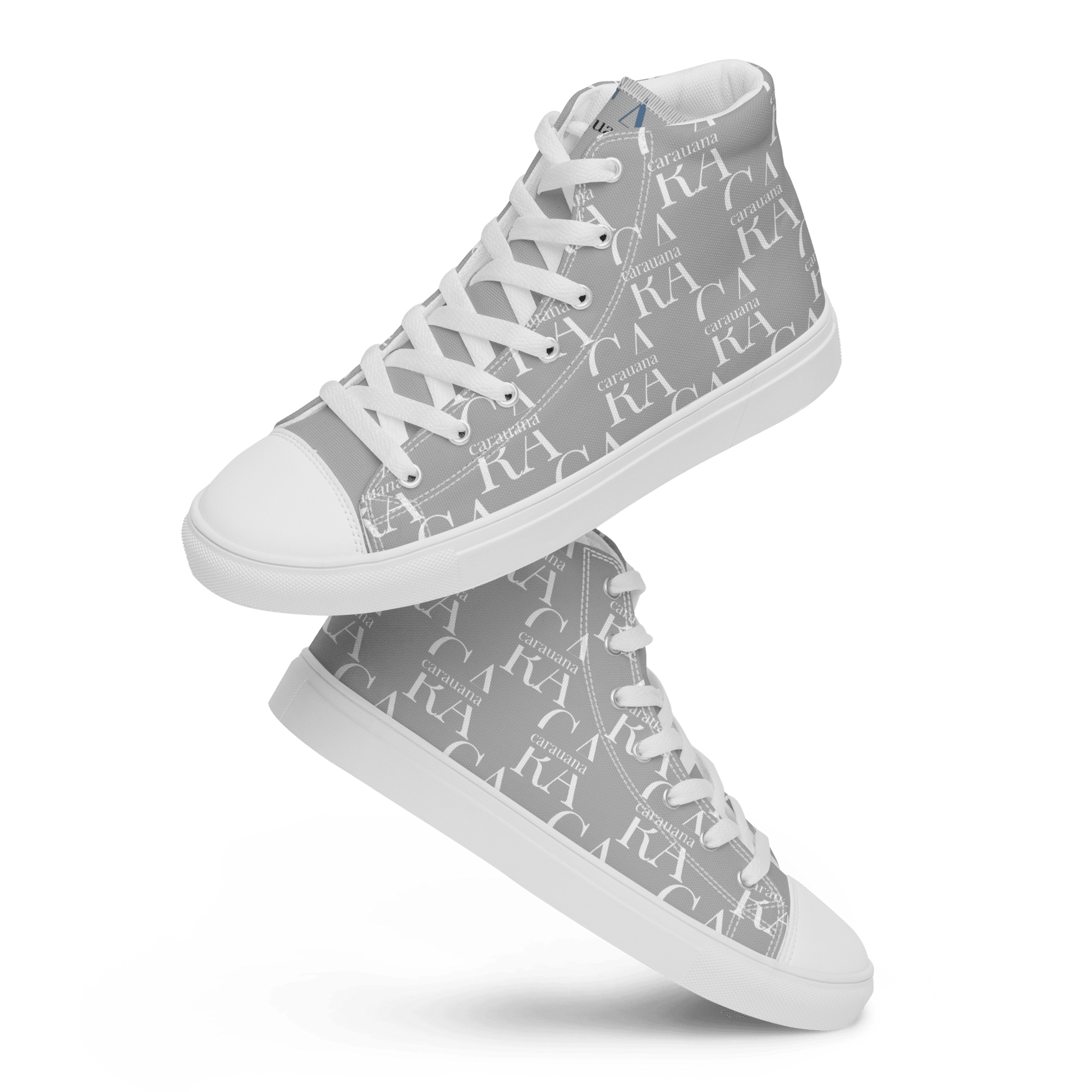 CARAUANA Hip Hop canvas shoes Grey Branded Carauana Store