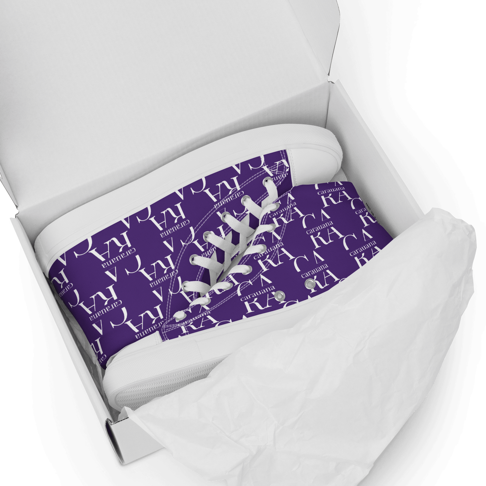 CARAUANA Hip Hop canvas shoes violet Branded Carauana Store
