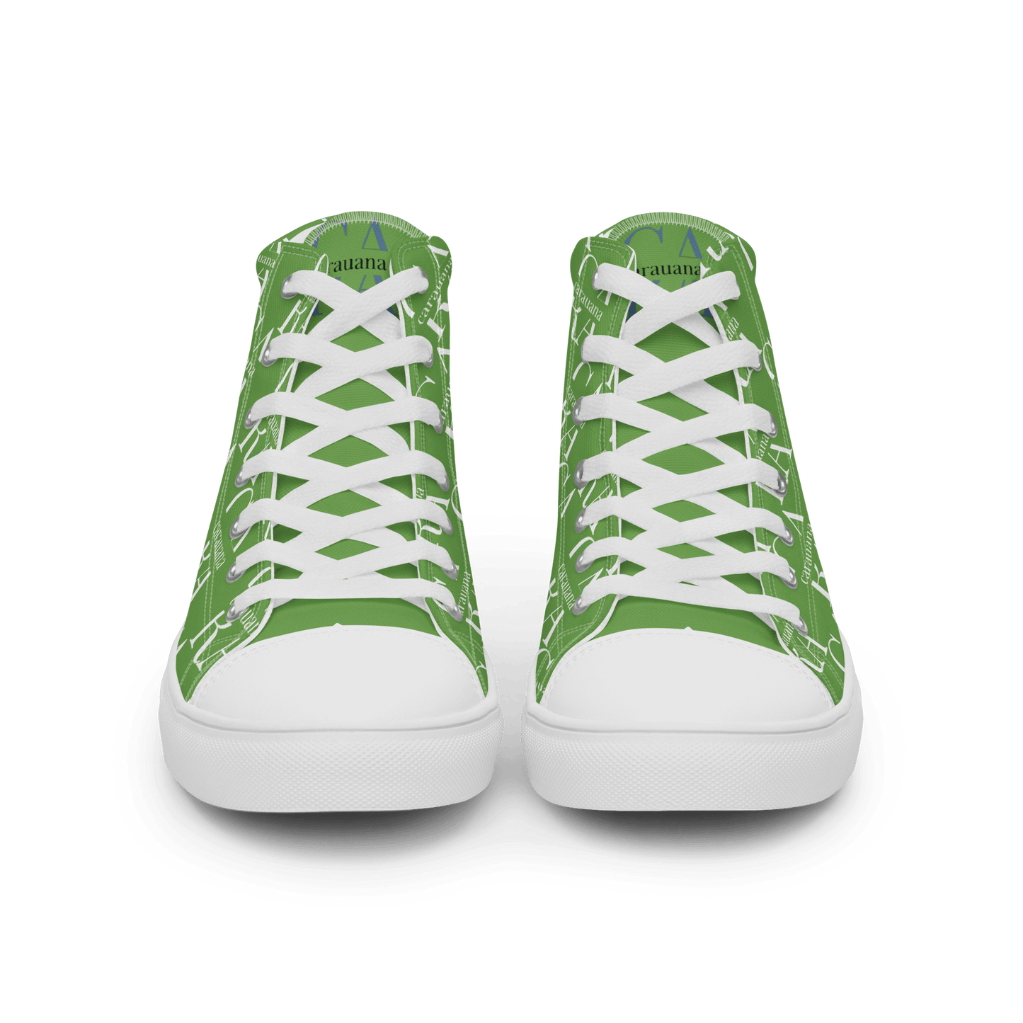 CARAUANA Hip Hop canvas shoes Green Branded Carauana Store