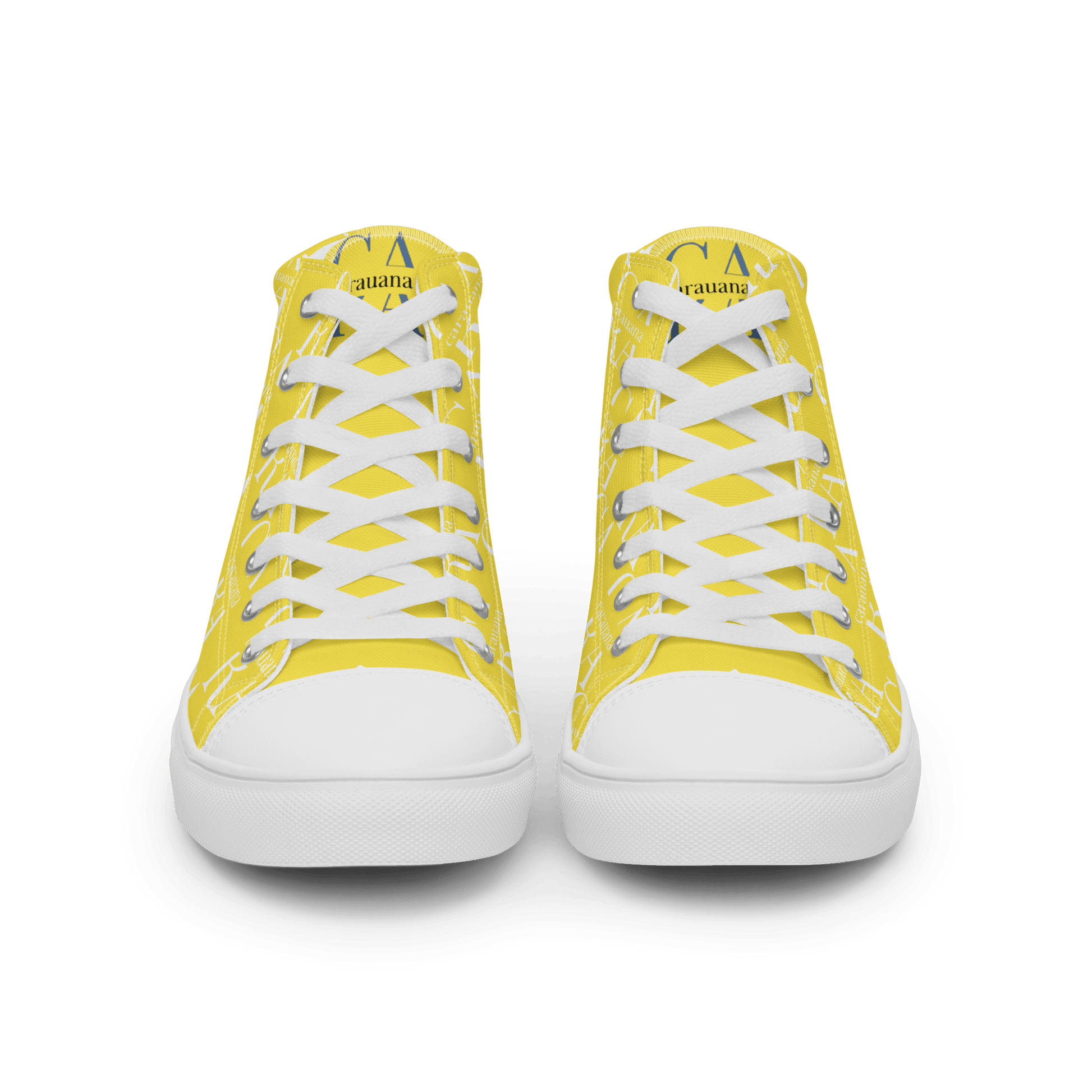 CARAUANA Hip Hop canvas shoes Yellow Branded Carauana Store