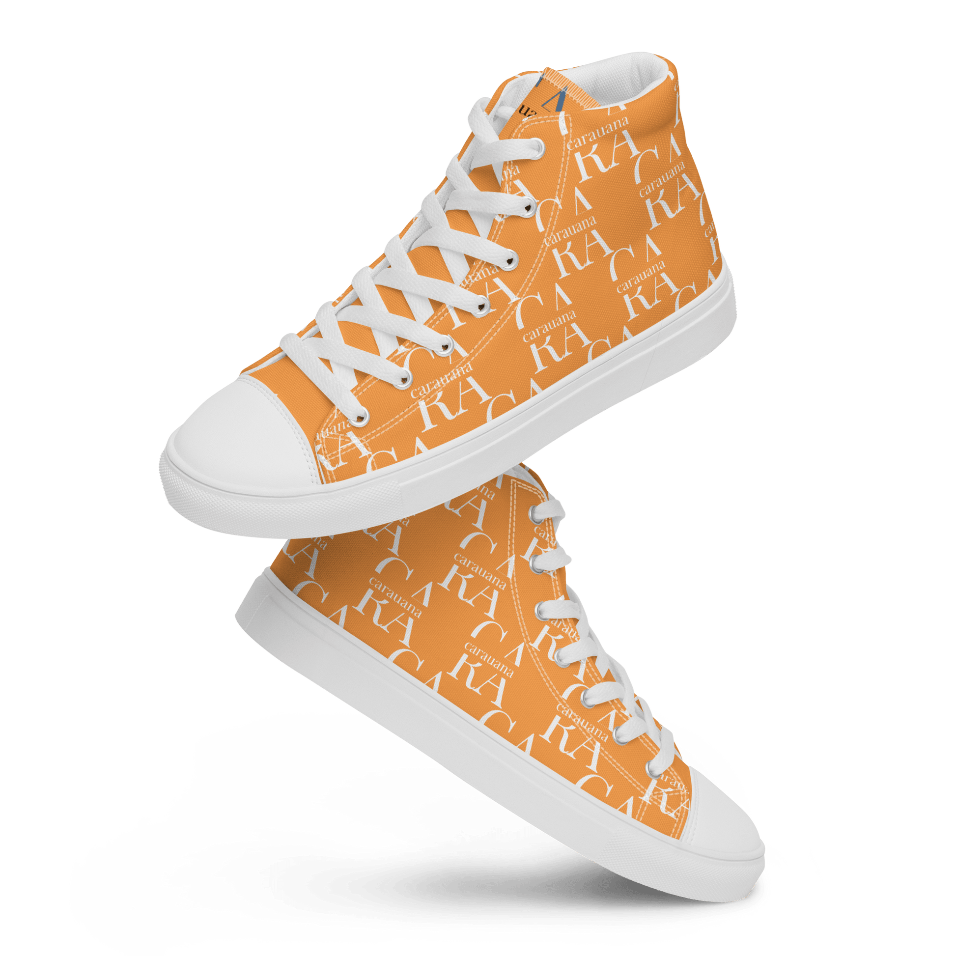 CARAUANA Hip Hop canvas shoes Orange Branded Carauana Store