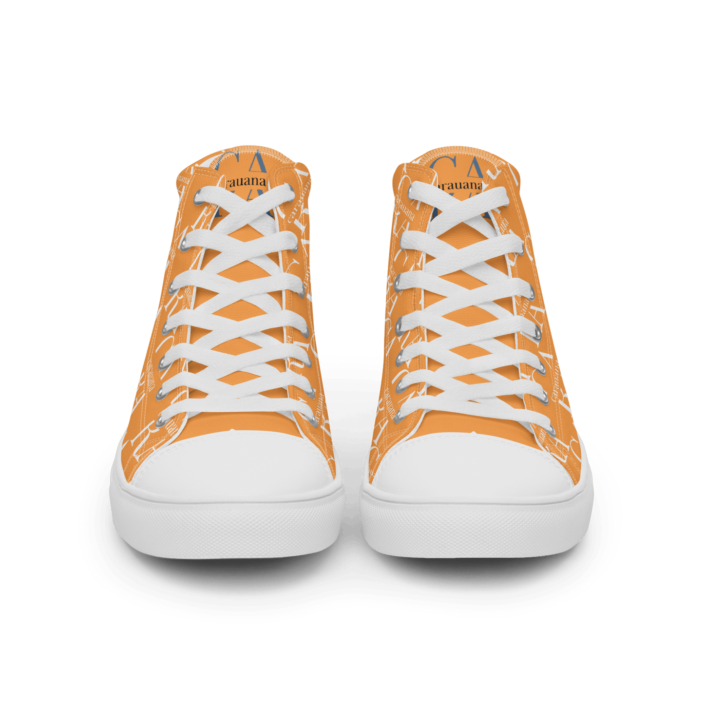 CARAUANA Hip Hop canvas shoes Orange Branded Carauana Store