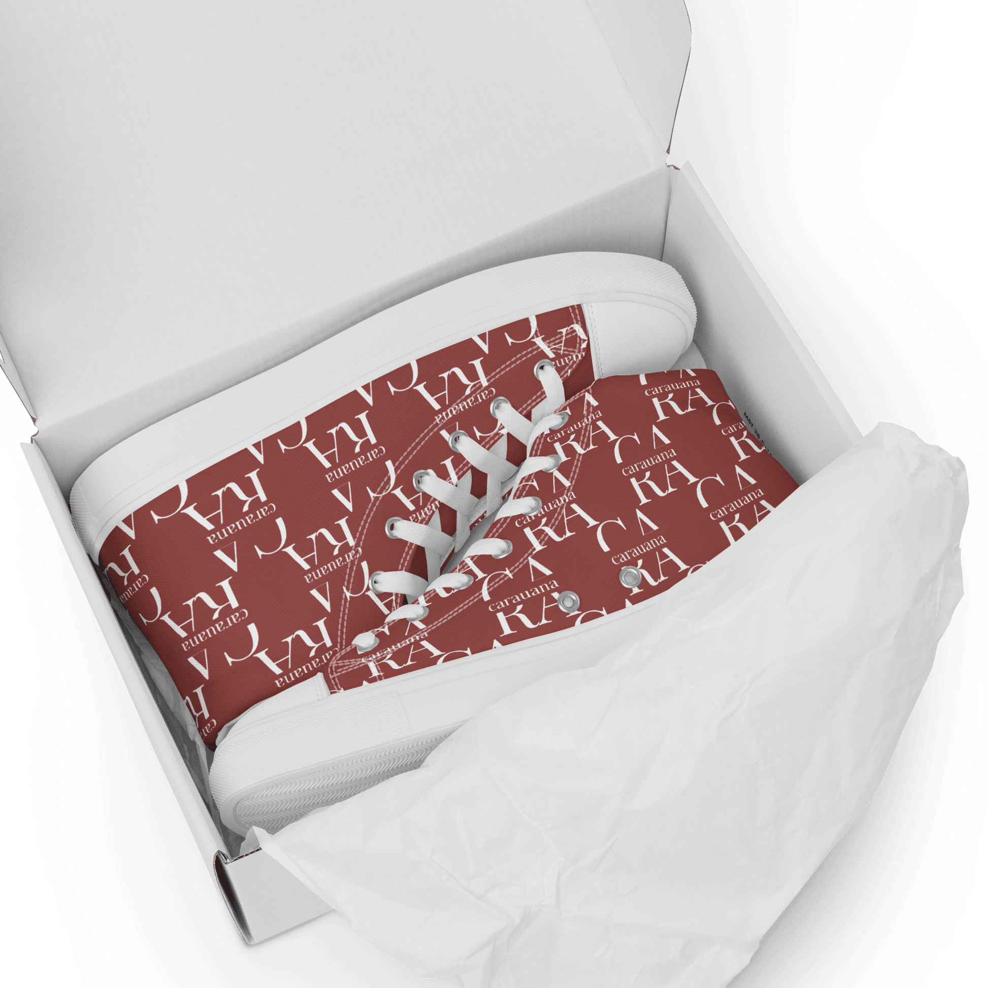 CARAUANA Hip Hop canvas shoes Brown Branded Carauana Store