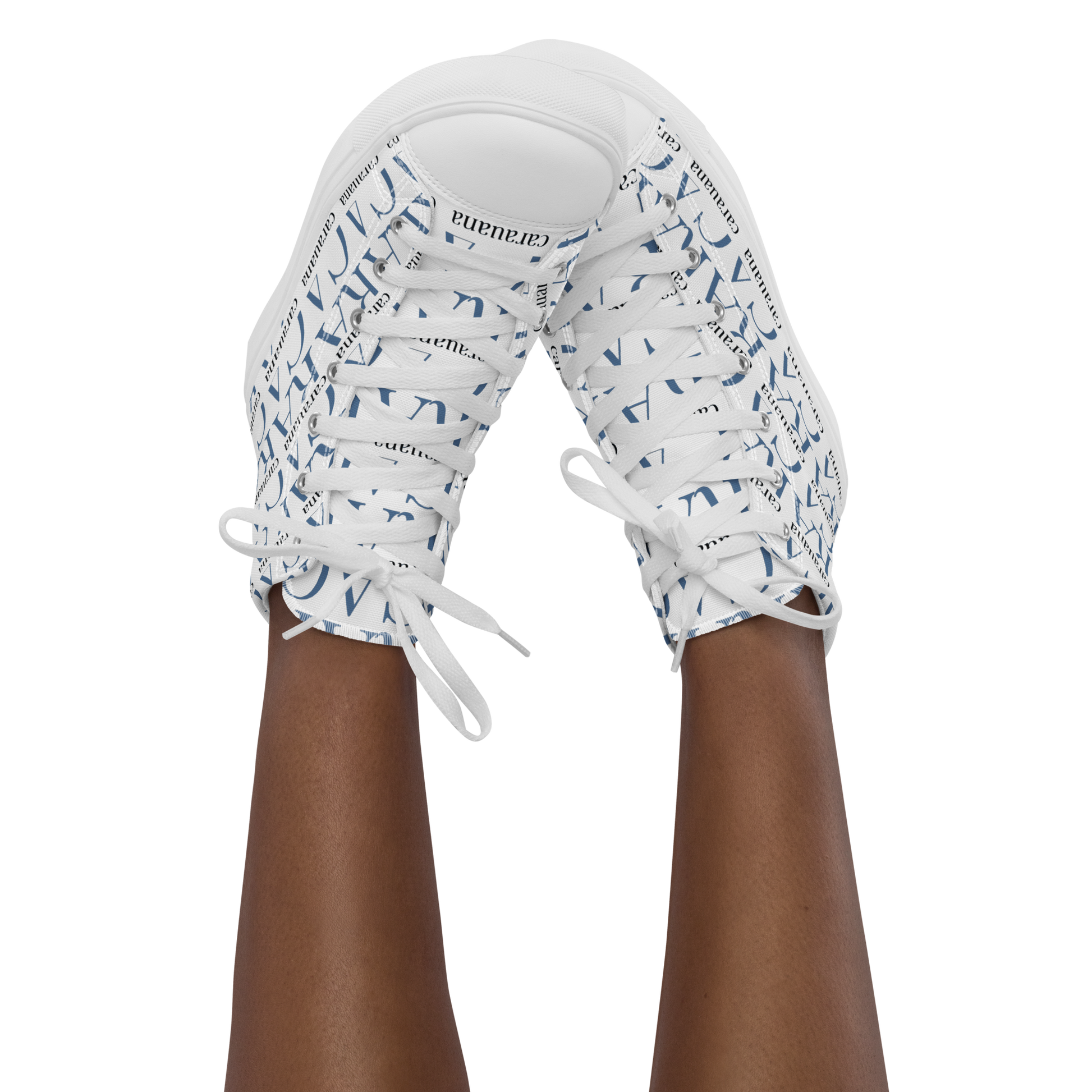 CARAUANA Fashionable canvas high top white Carauana Store