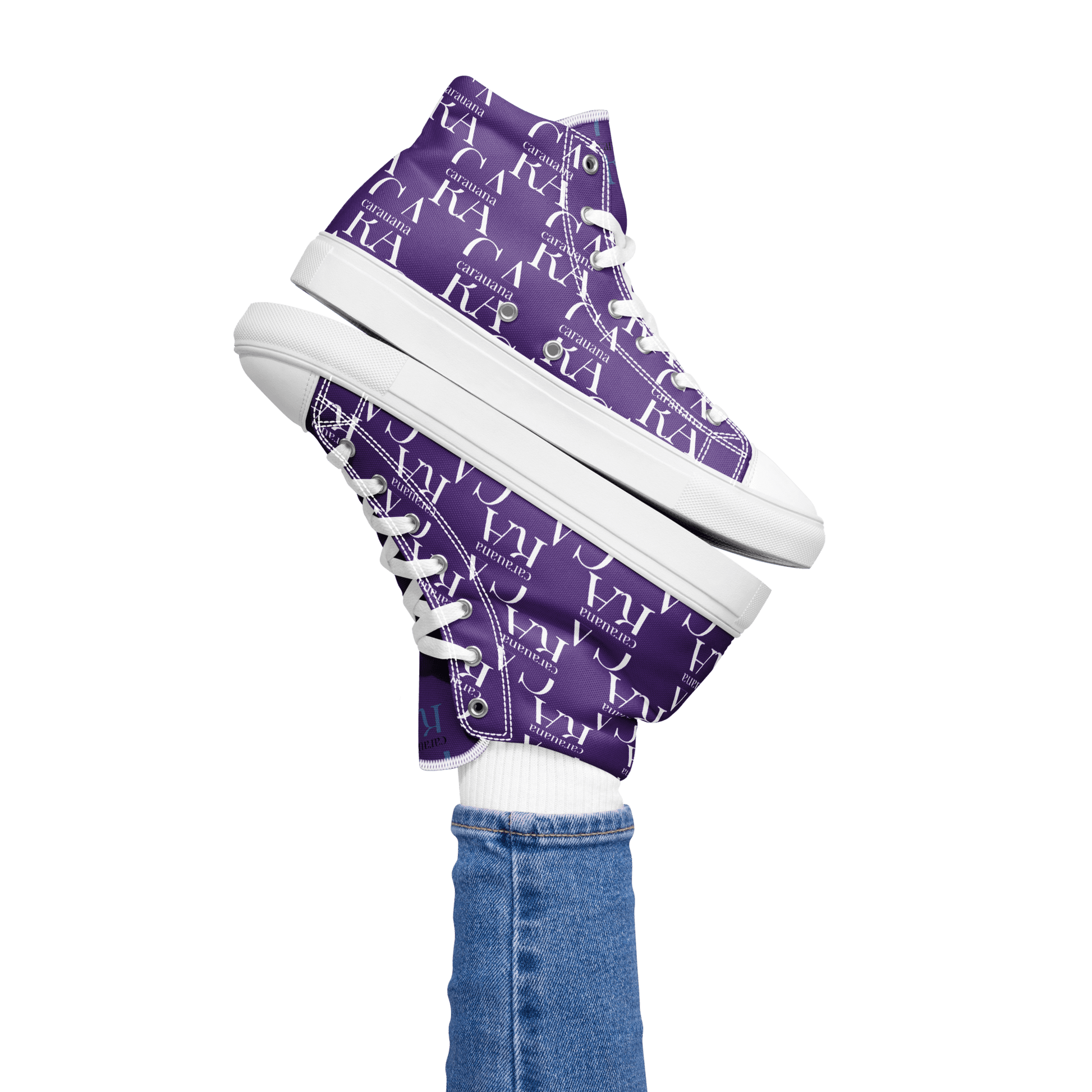CARAUANA Hip Hop canvas shoes violet Branded Carauana Store
